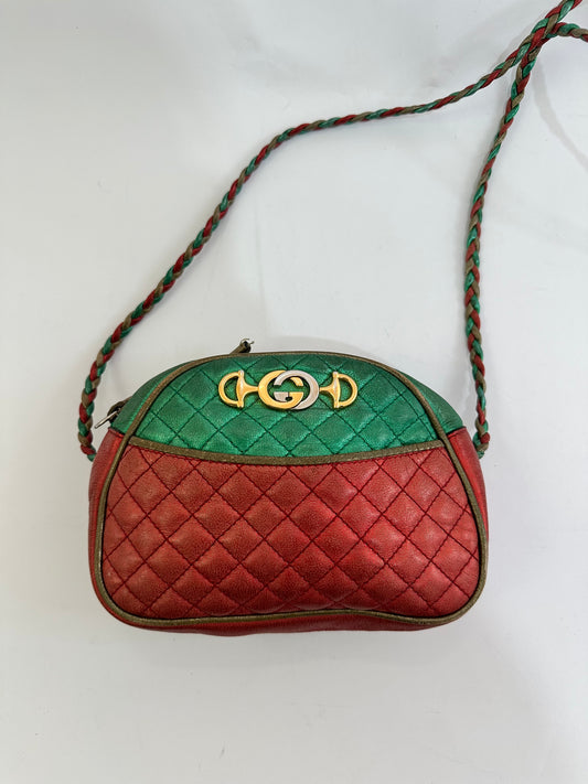 Gucci Multicolor Quilted Leather Mini Trapuntata Crossbody Bag
