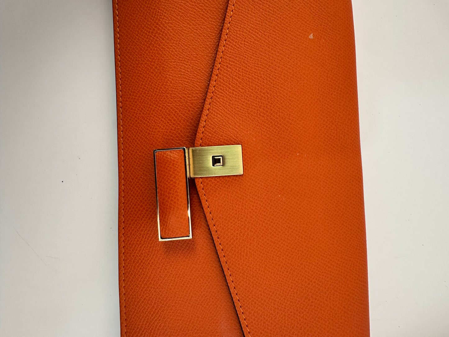 VALEXTRA
Iside Havana Saffiano Clutch