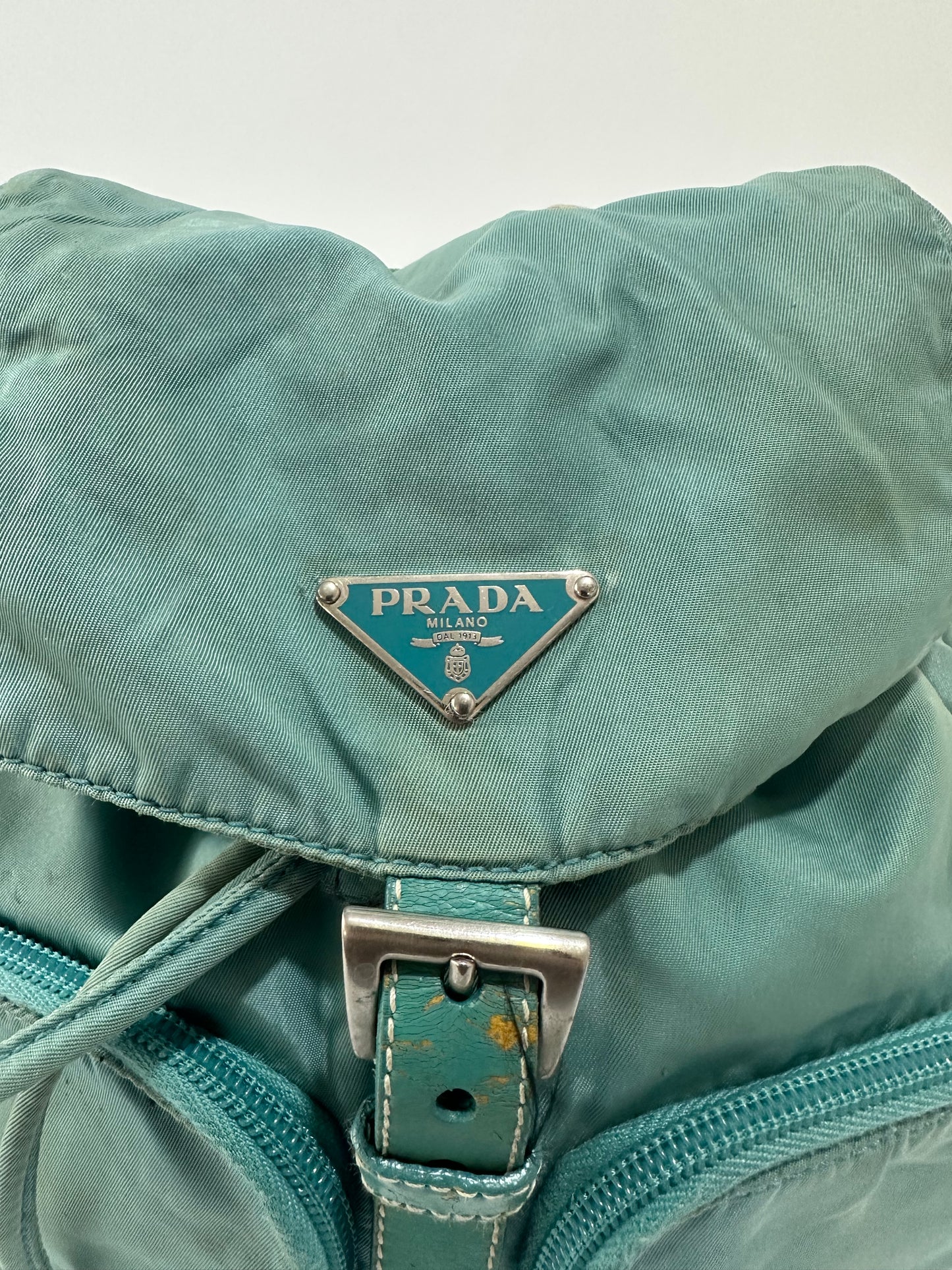 PRADA Nylon Vela Backpack Blue