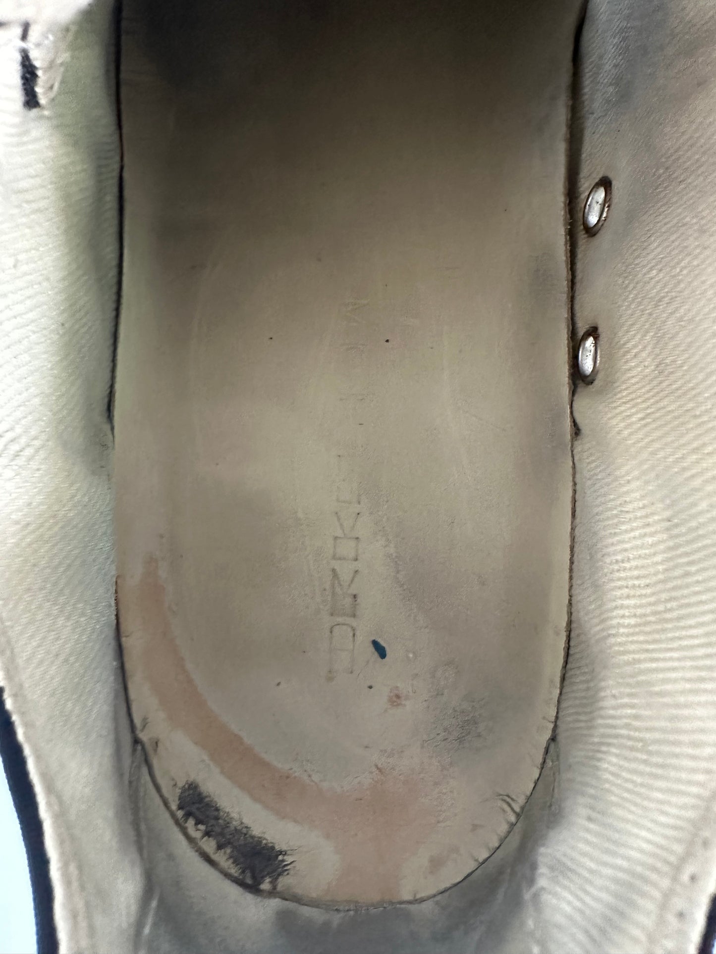 RICK OWENS Drkshdw Canvas Low Sneaker Size 37 EU