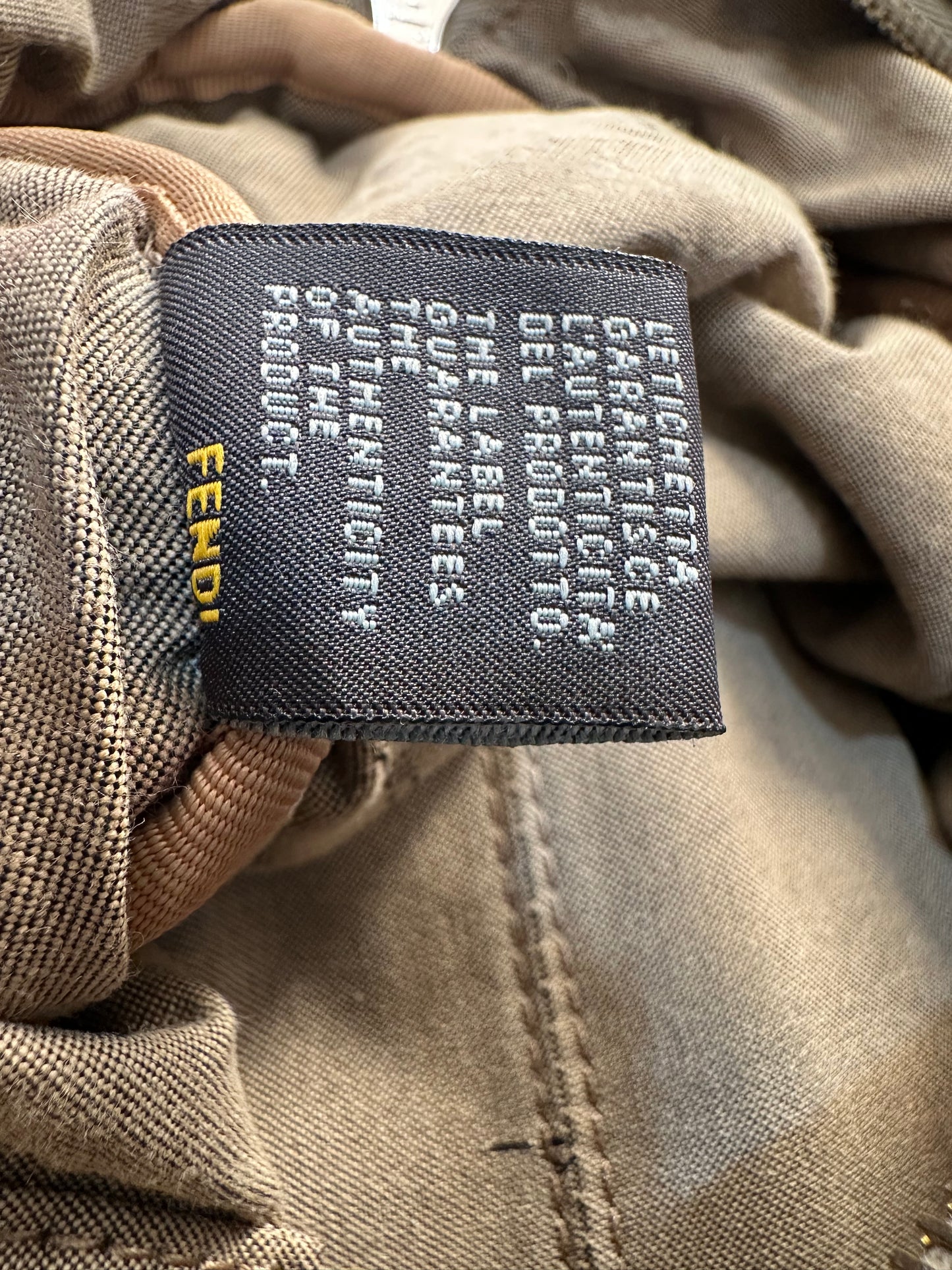 Fendi
Zucchino Handle Boston Bag