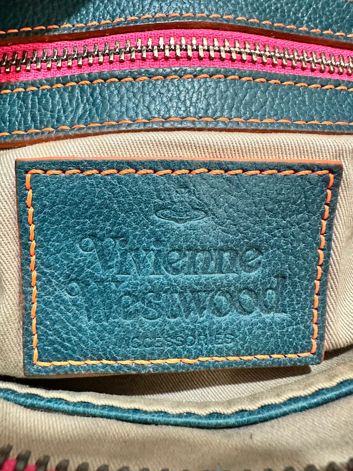Vivienne Westwood Green
Leather Crossbody Bag