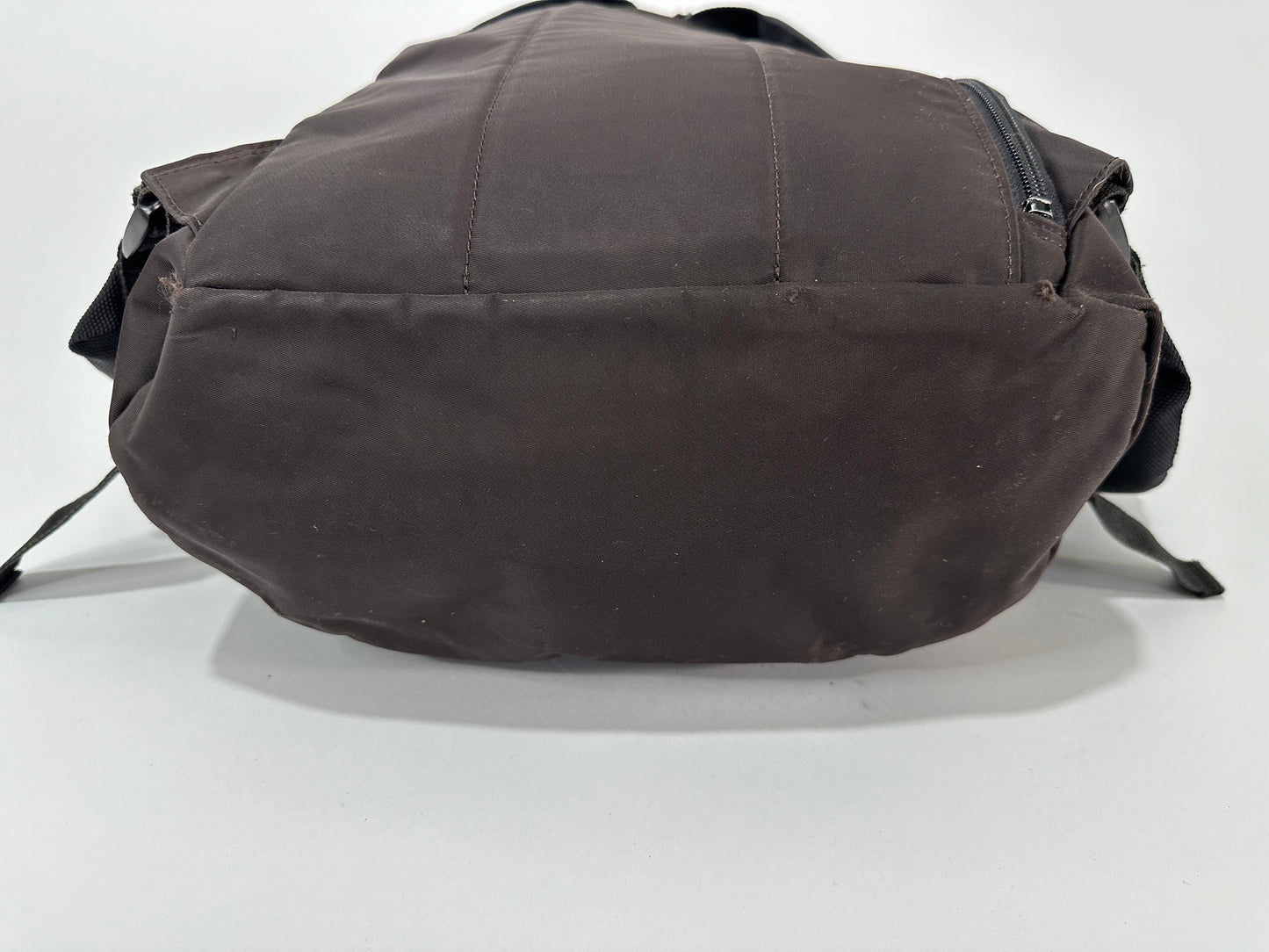 BURBERRY Nova check black label rucksack backpack beige nylon men