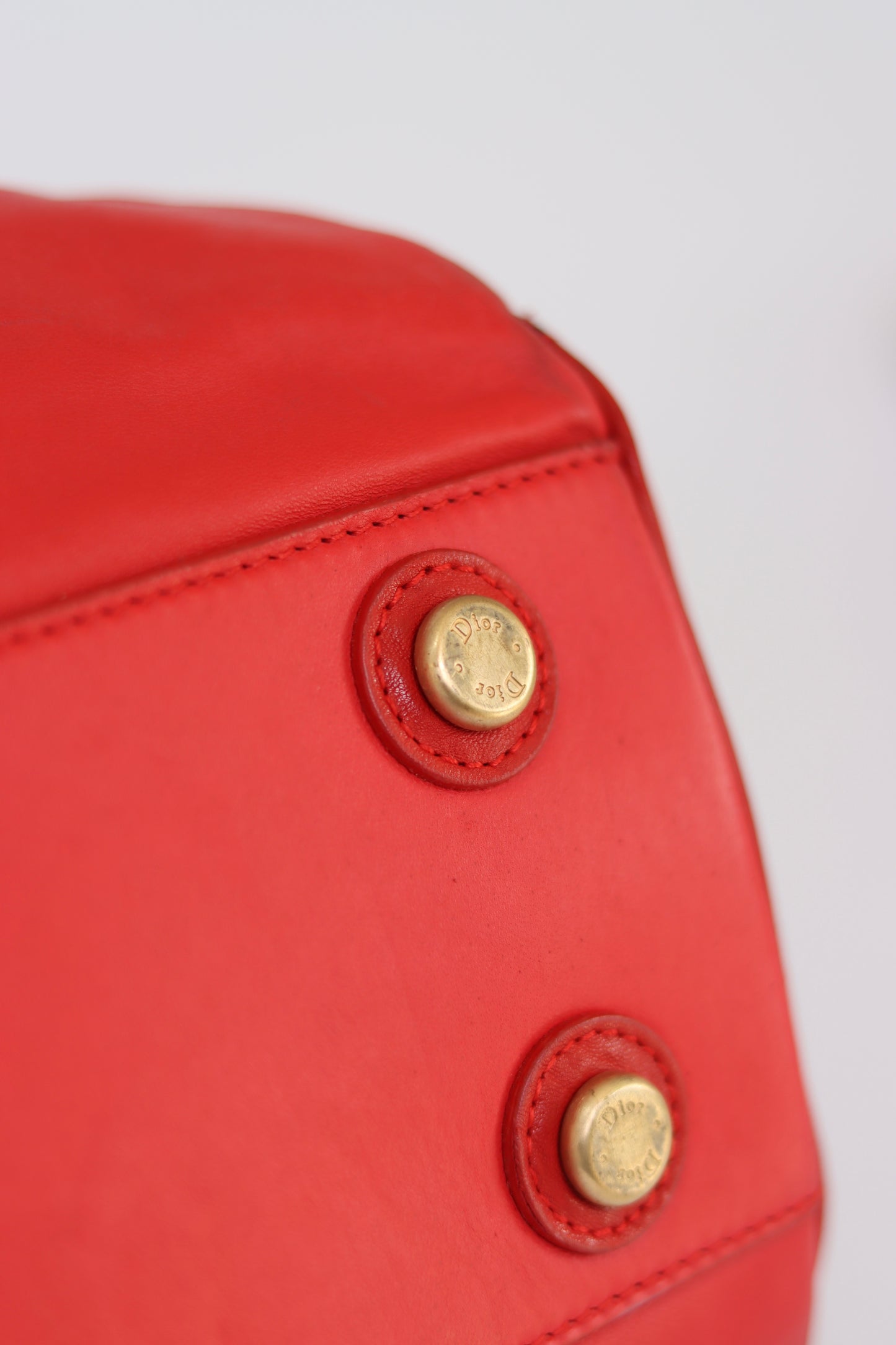 Dior Red Leather My Dior Everyday Bag