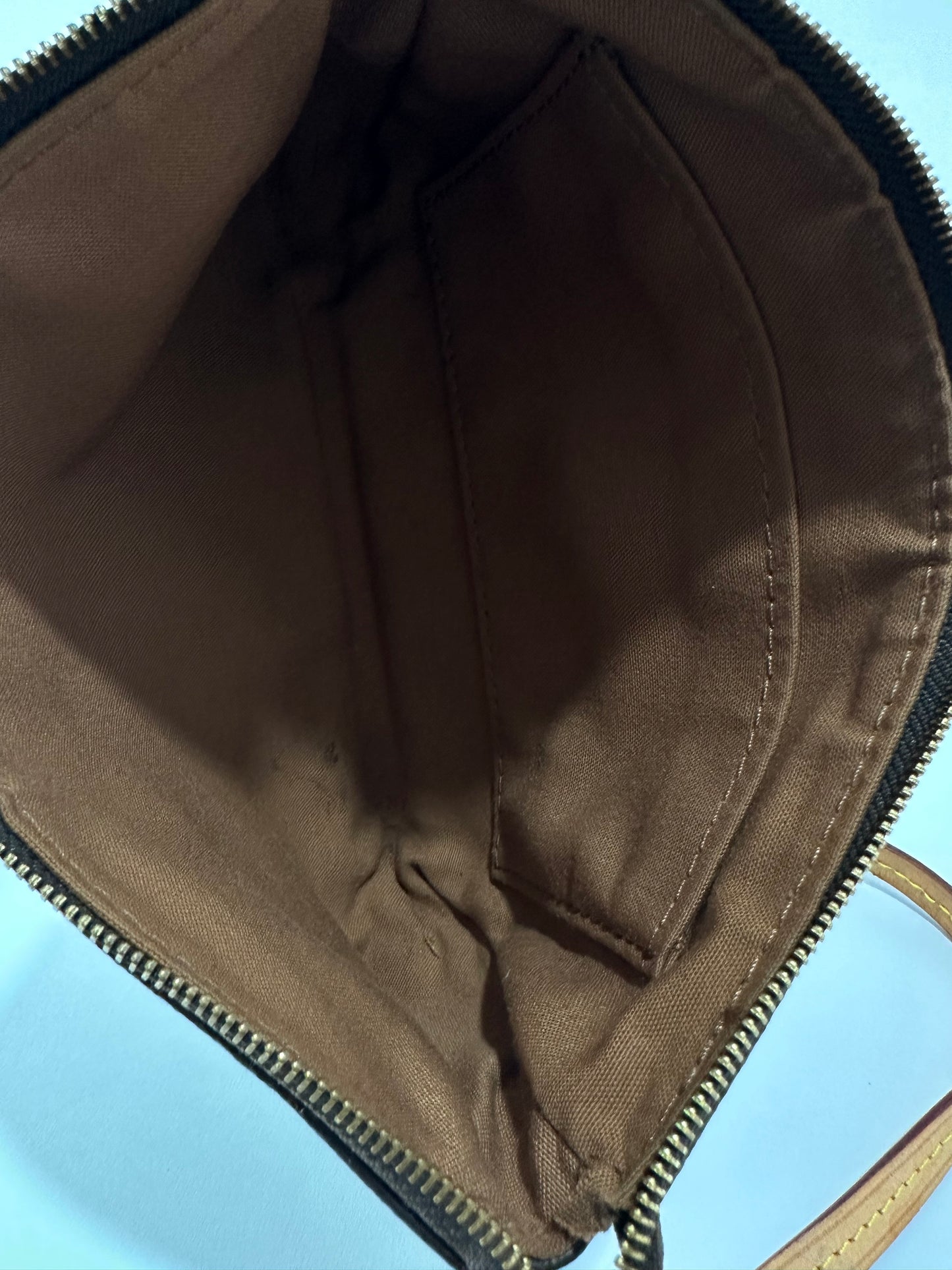 Louis Vuitton Brown Monogram Canvas Pochette Accessoires Clutch Bag