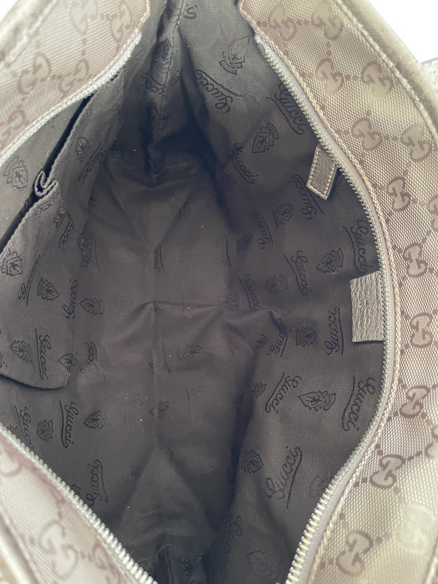 Gucci Metallic Imprime GG Tote Mini