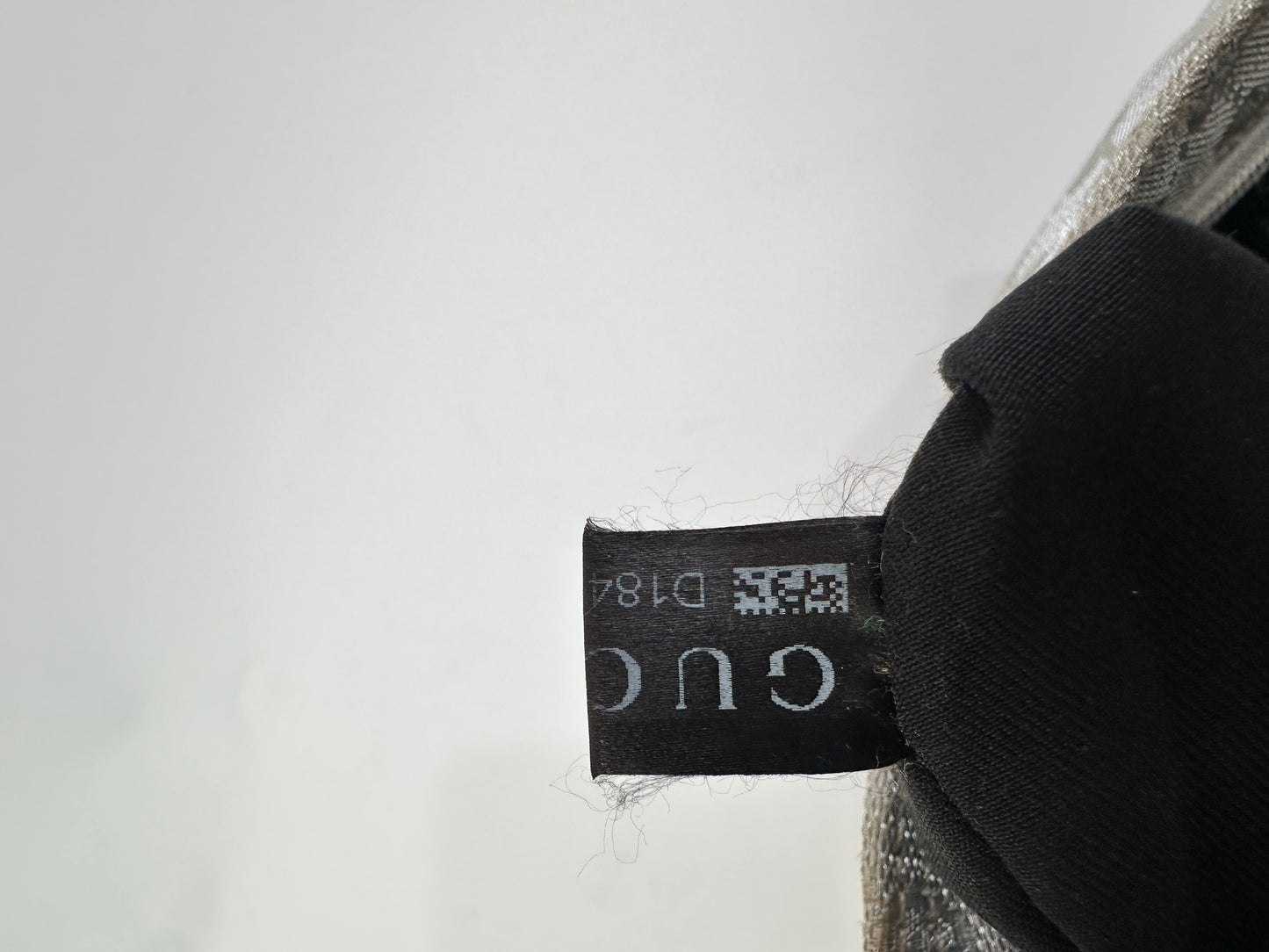 Gucci GG Canvas Crossbody Bag Silver