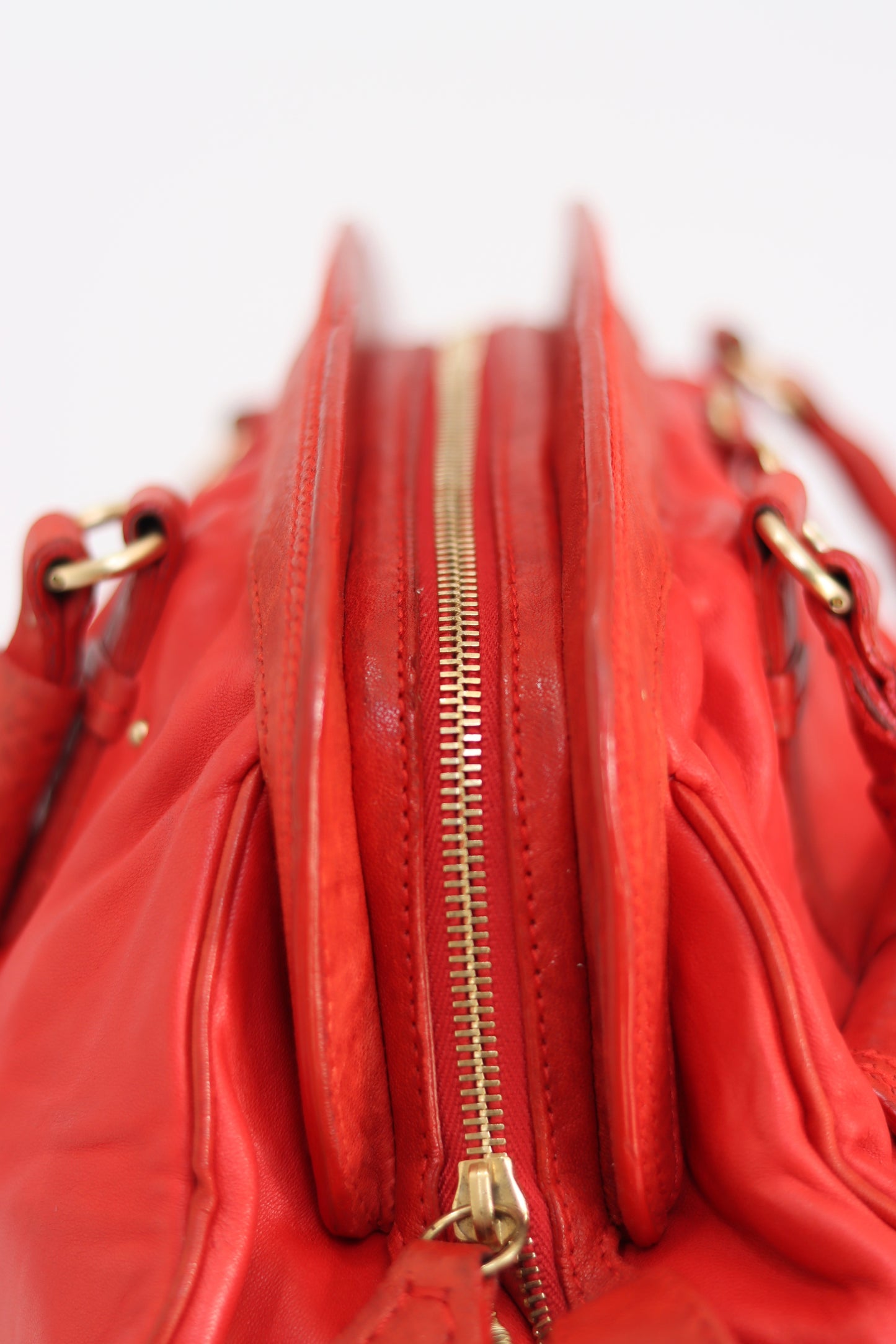 Dior Red Leather My Dior Everyday Bag