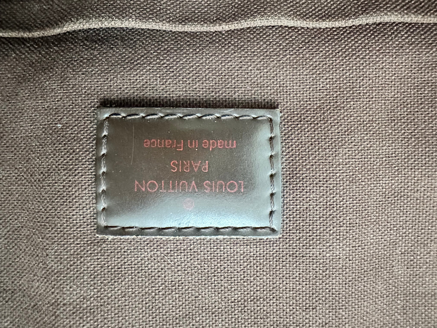 Louis Vuitton Damier Ebene Canvas Brooklyn GM Messenger Bag