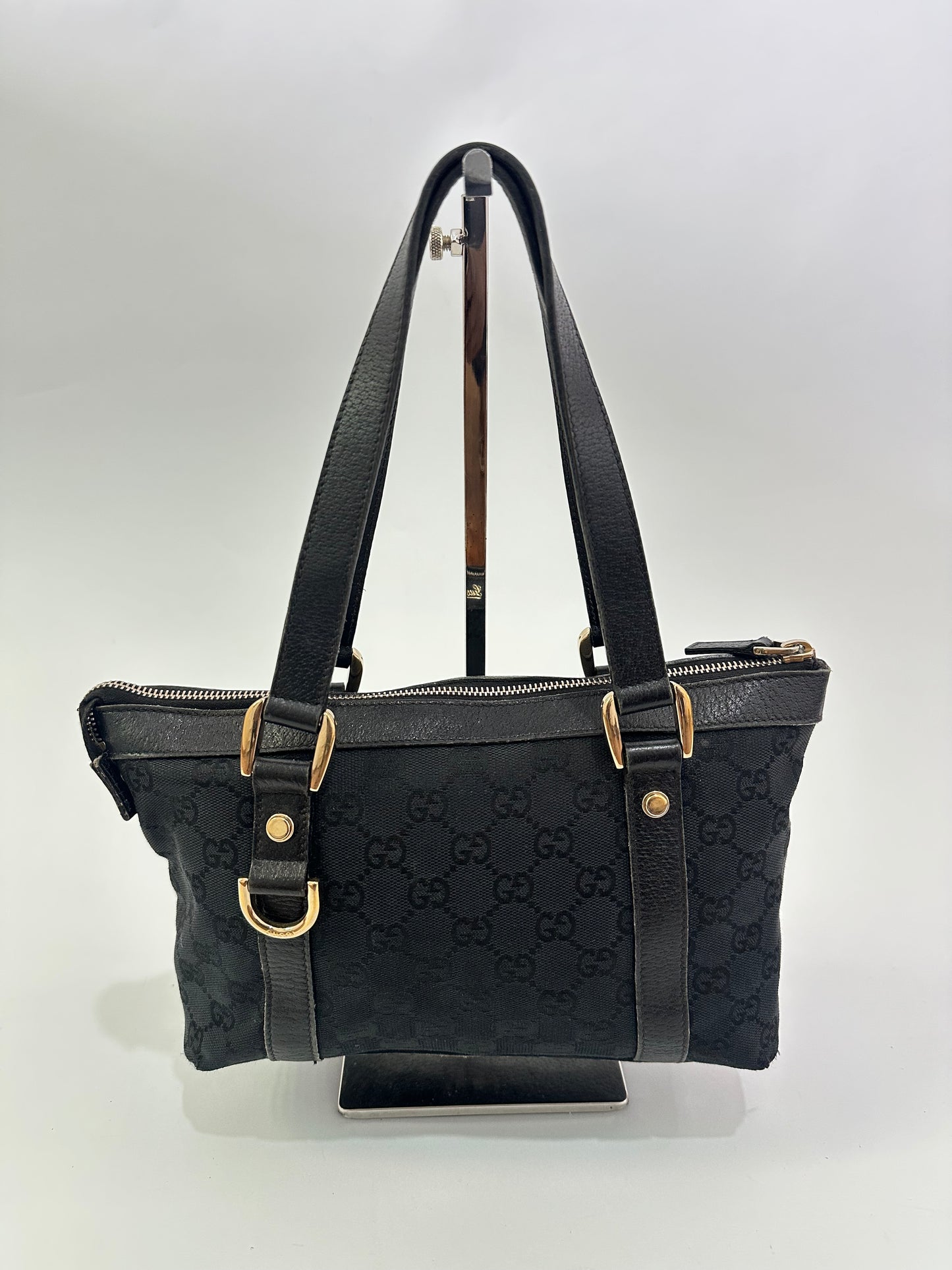 GUCCI
Monogram Small Abbey Tote Black