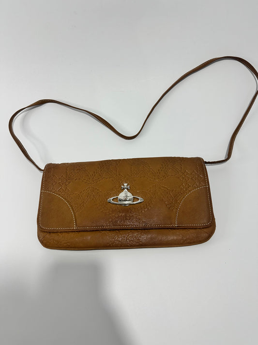 Vivienne Westwood Brown Leather Crossbody Bag