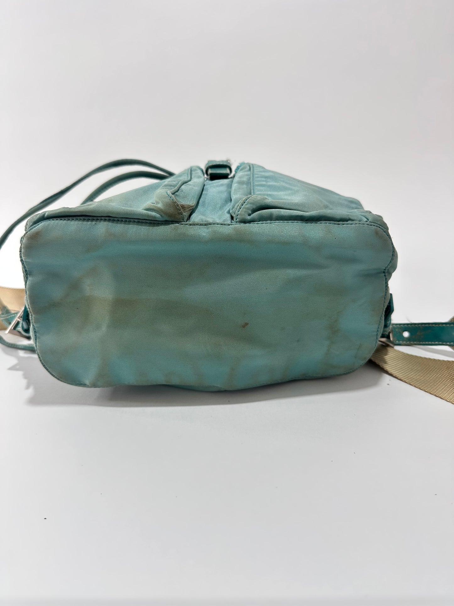 PRADA Nylon Vela Backpack Blue