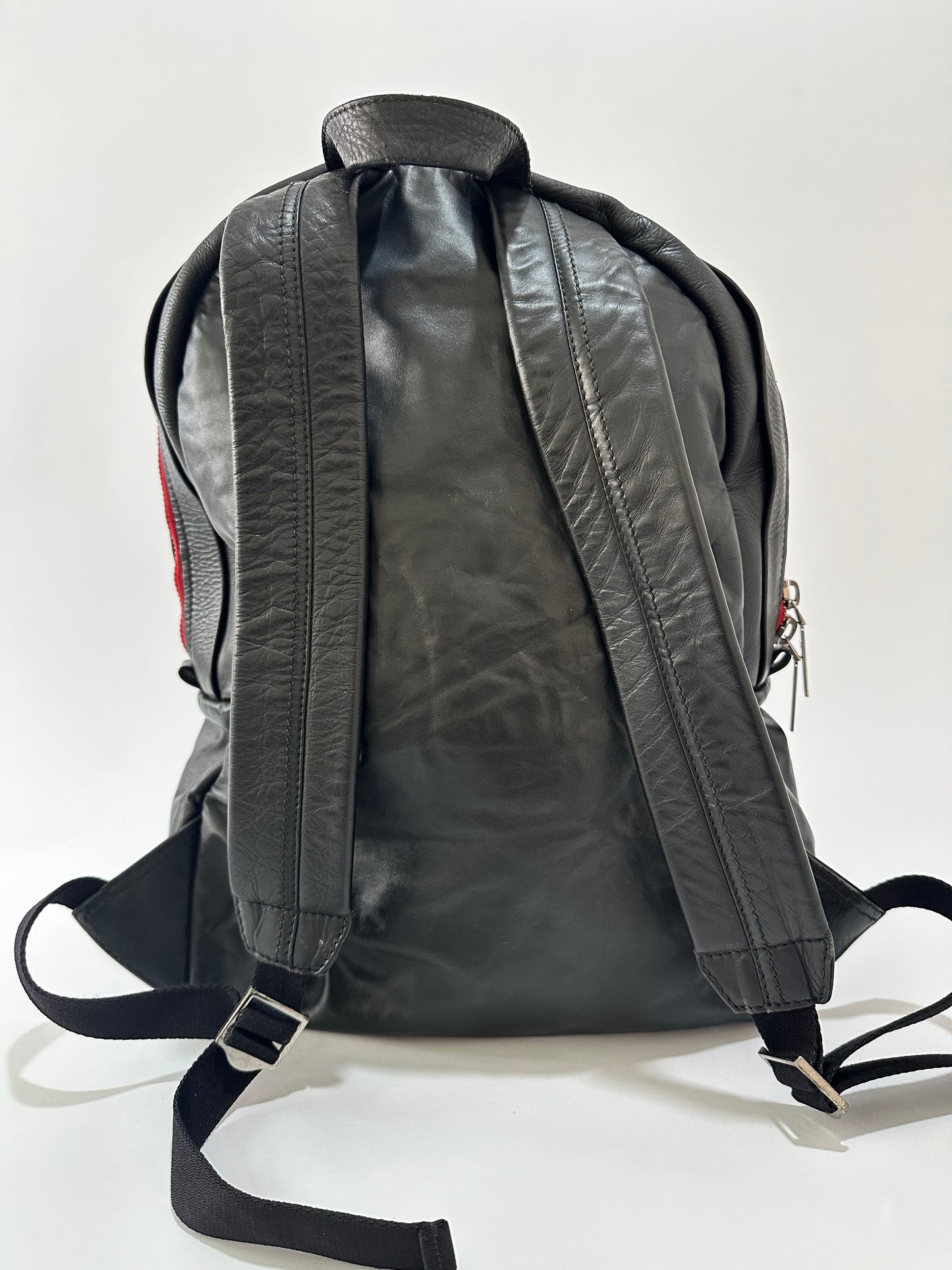 ALEXANDER MCQUEEN RIB CAGE LEATHER BACKPACK