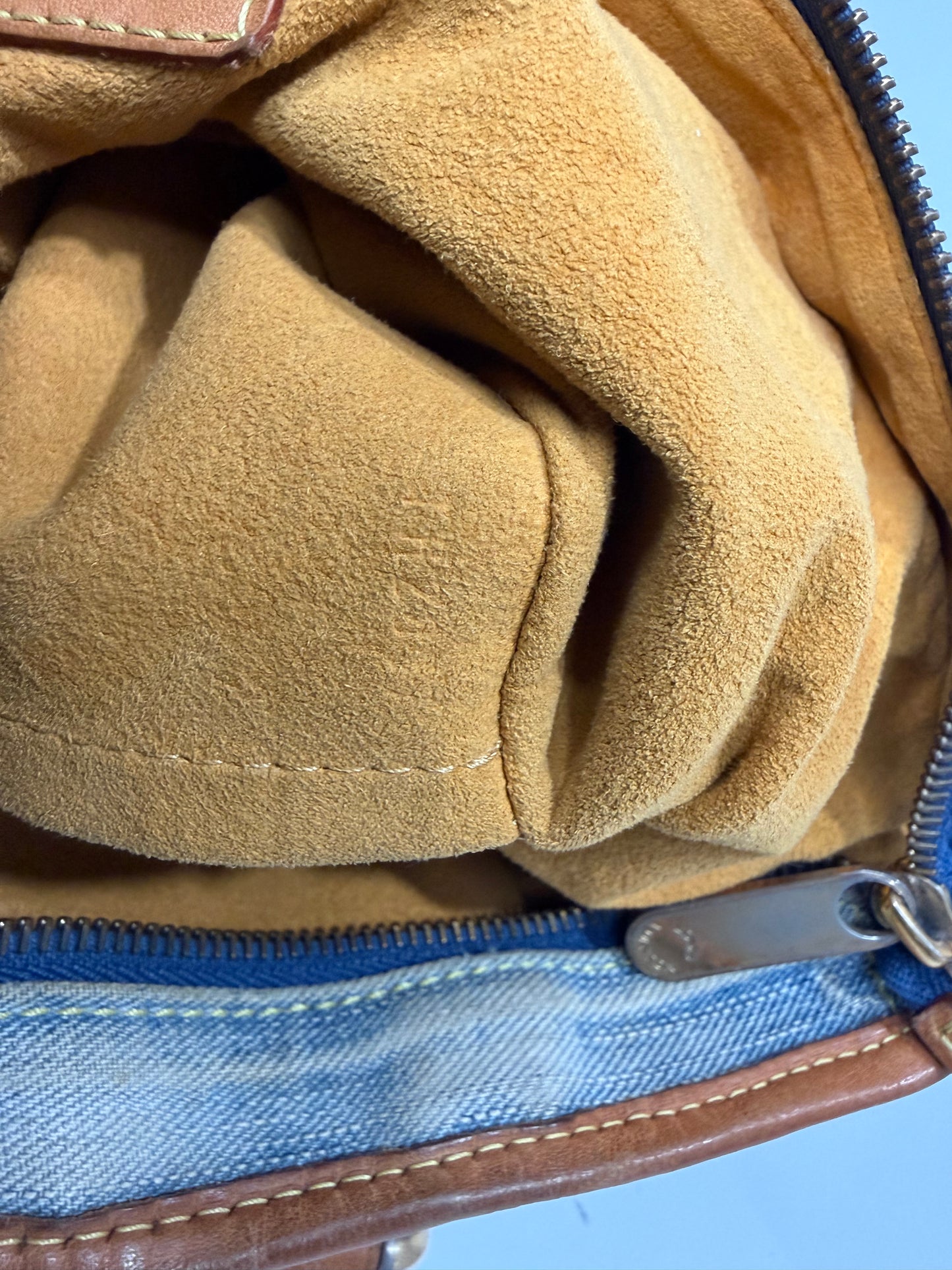 Louis Vuitton Blue Monogram Denim Neo Cabby MM Bag