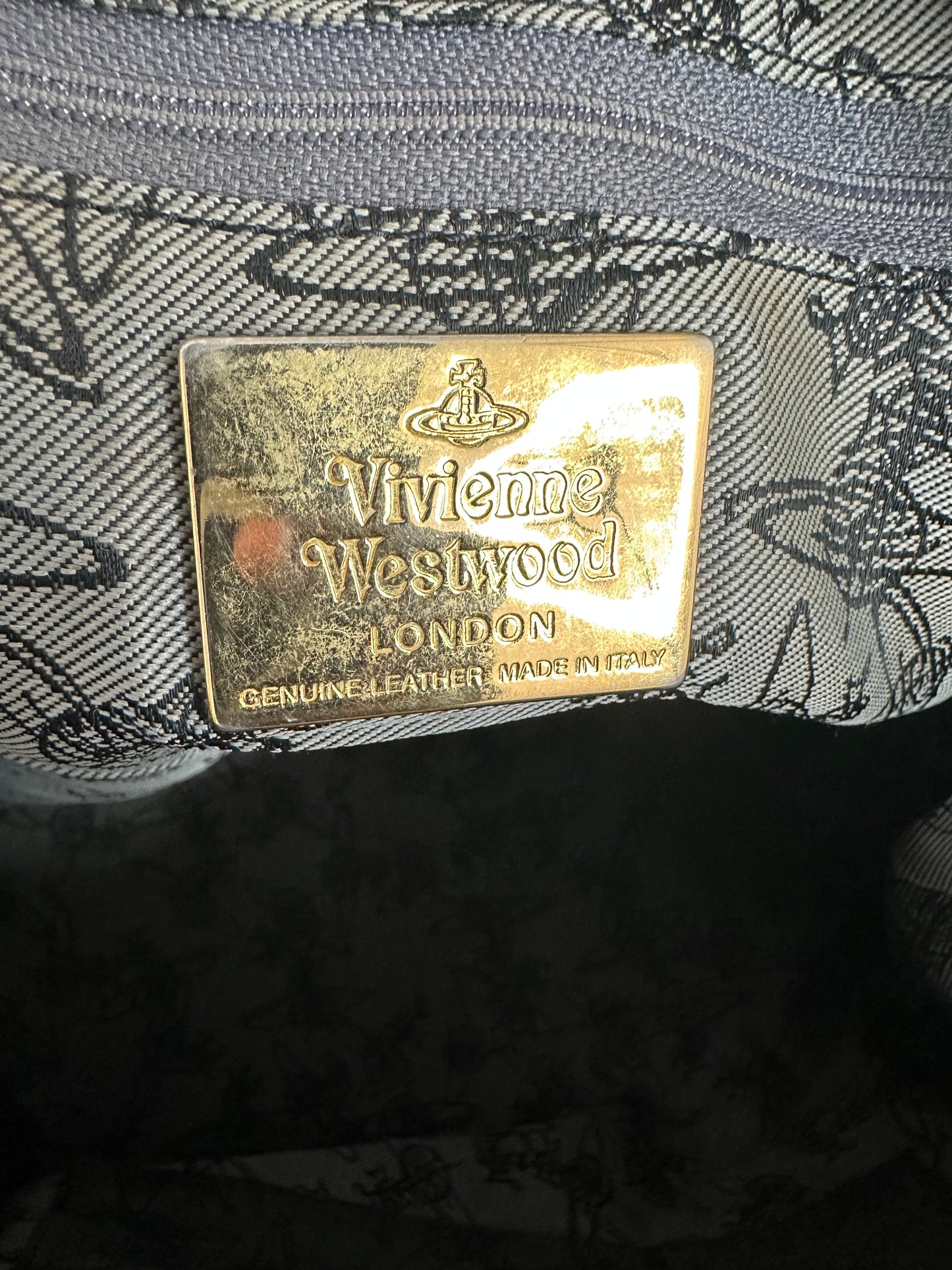 Vivienne Westwood Multicolor Coated Canvas Derby Satchel