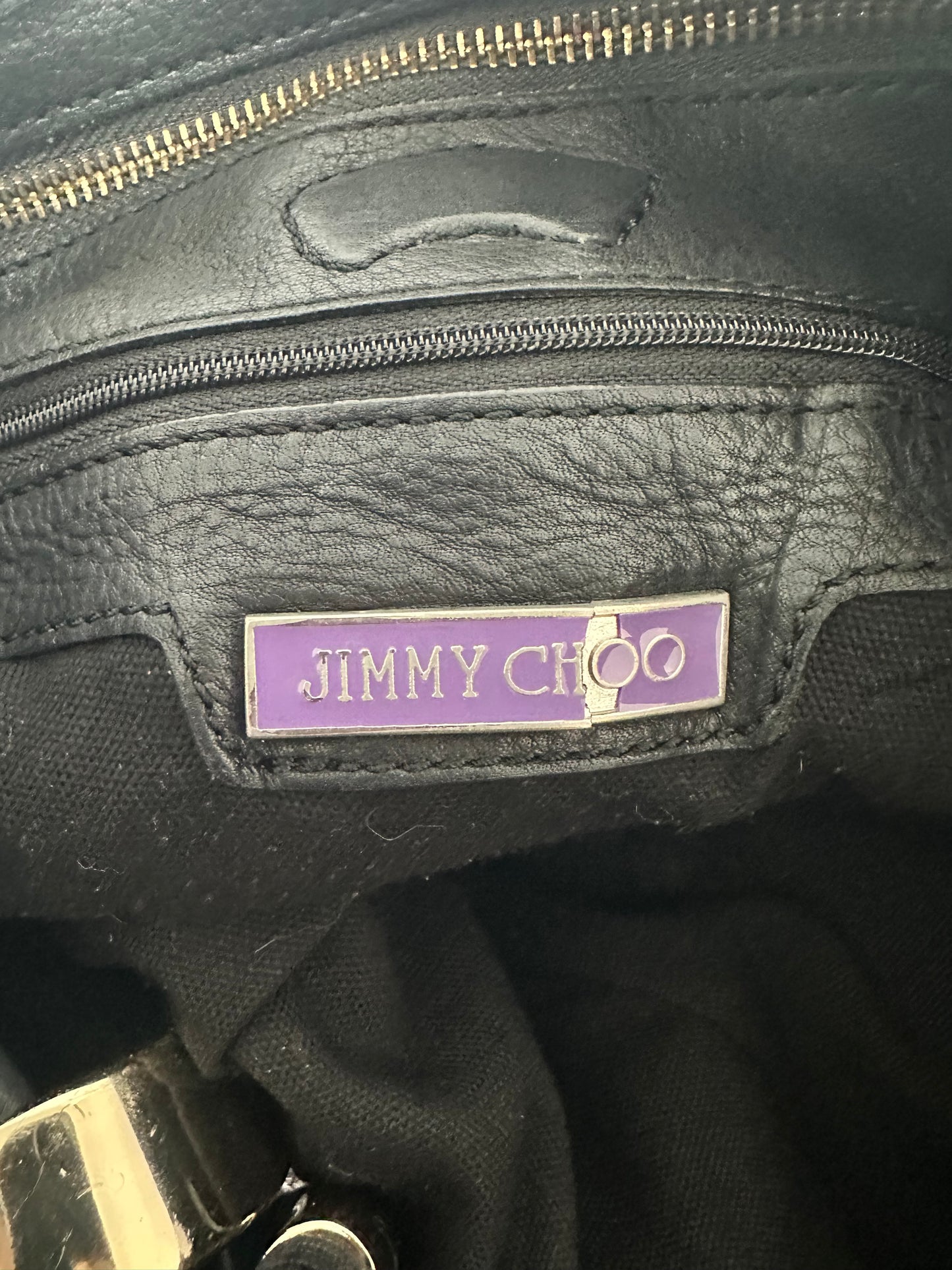 Jimmy Choo
Jimmy Choo Black Leather Medium Saba Hobo