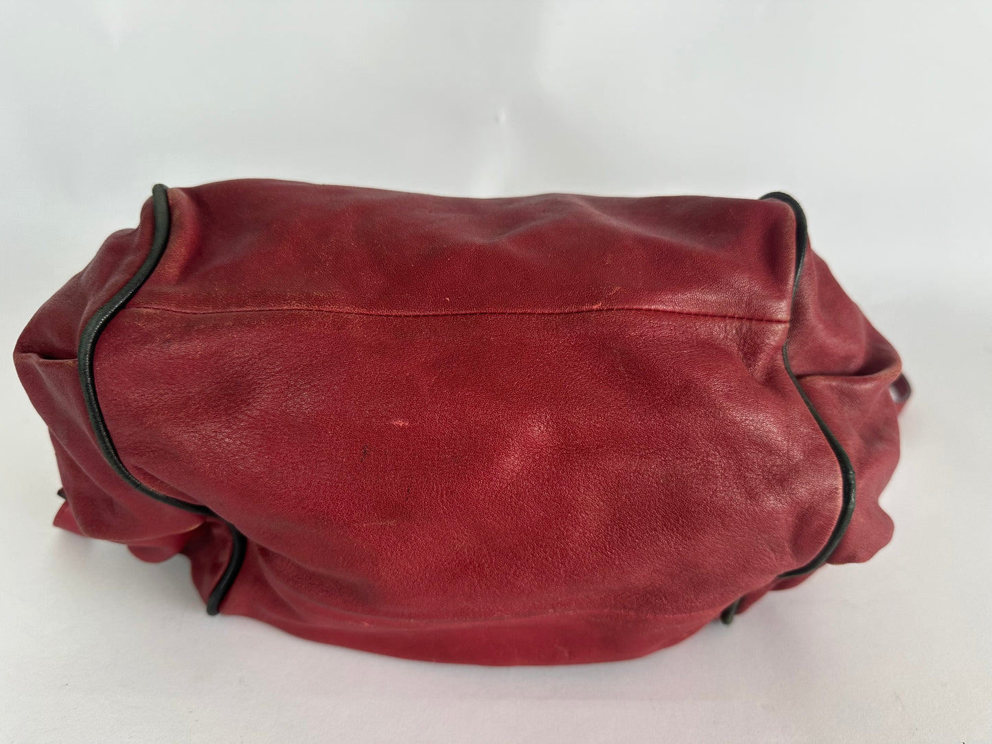 CHLOE Calfskin Small Ethel Satchel Burgundy
