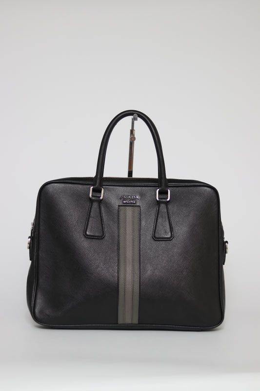 Prada
Black Saffiano Lux Briefcase