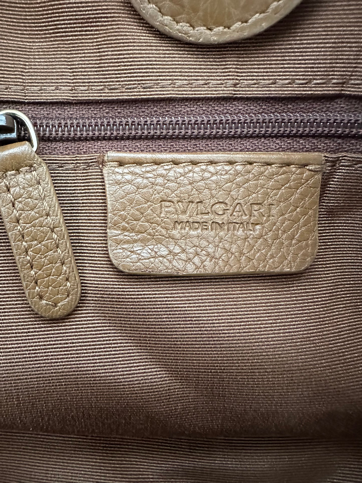 BVLGARI Becky Beige Shoulder Bag