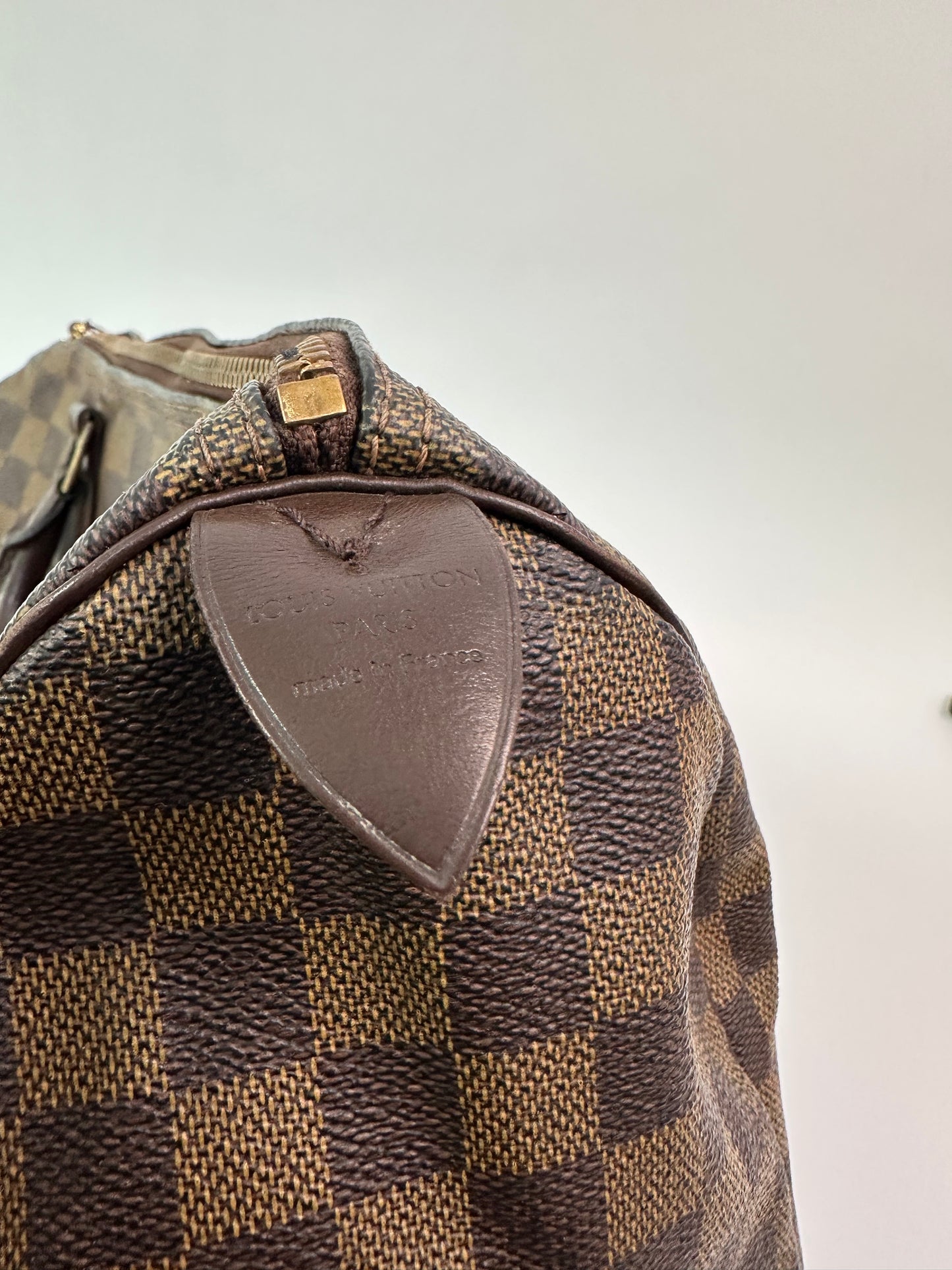 LOUIS VUITTON Damier ebene Speedy 30