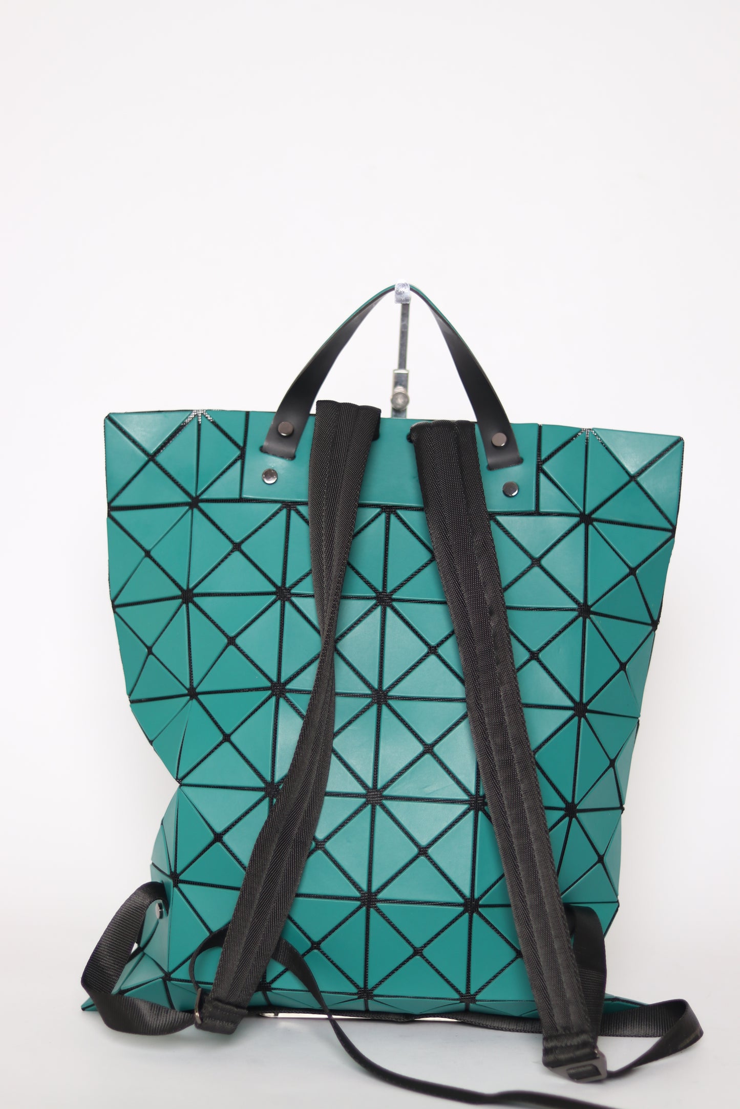 BAO BAO ISSEY MIYAKE GREEN Blocky Backpack