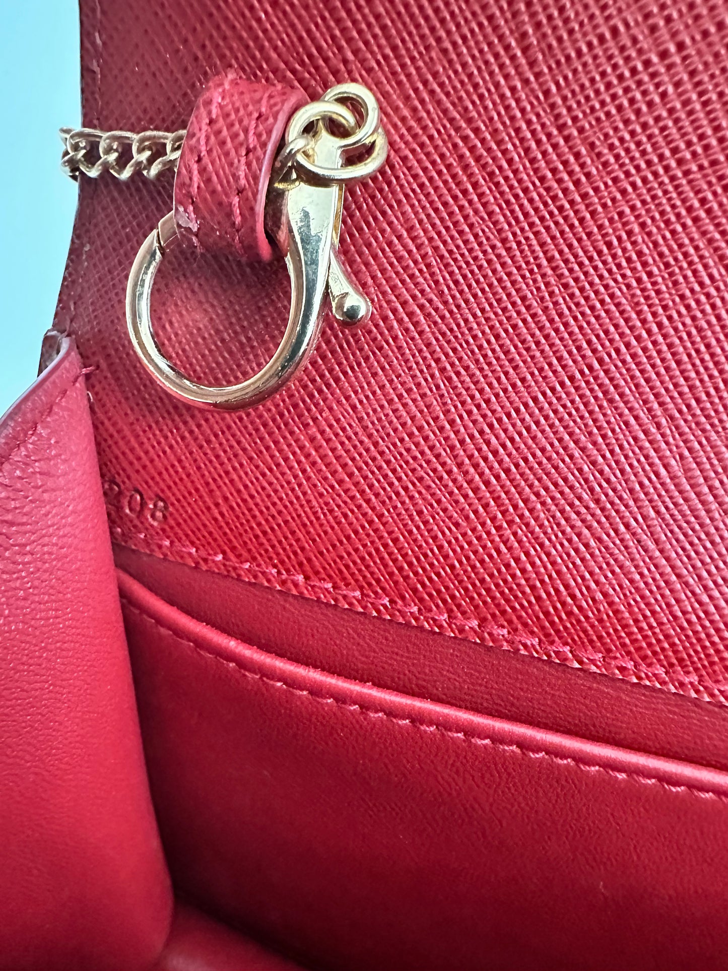 Prada Corolle Chain Bag Saffiano with Metal