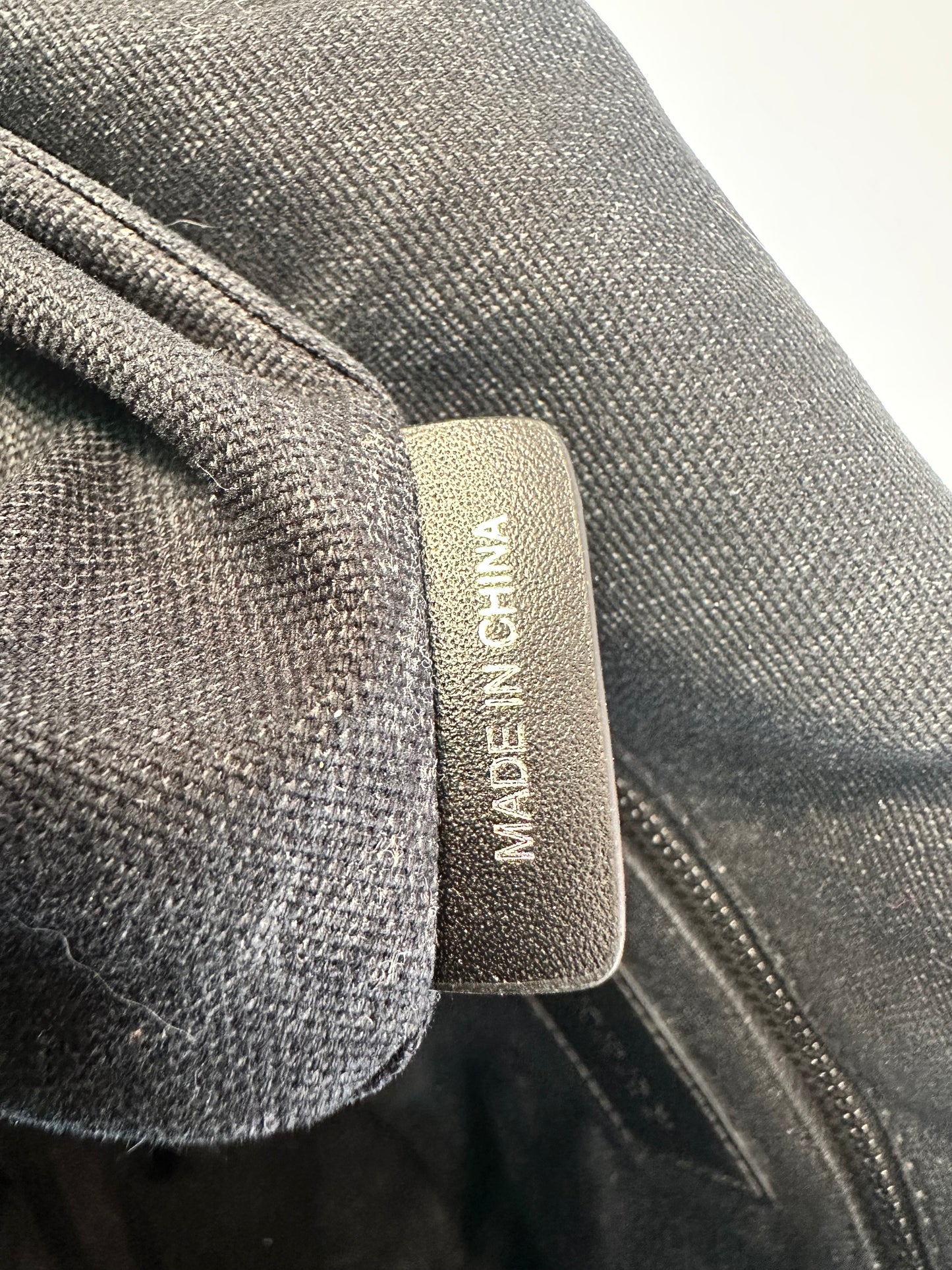 Burberry Grifford Messenger Bag Smoked Check Coated Canvas