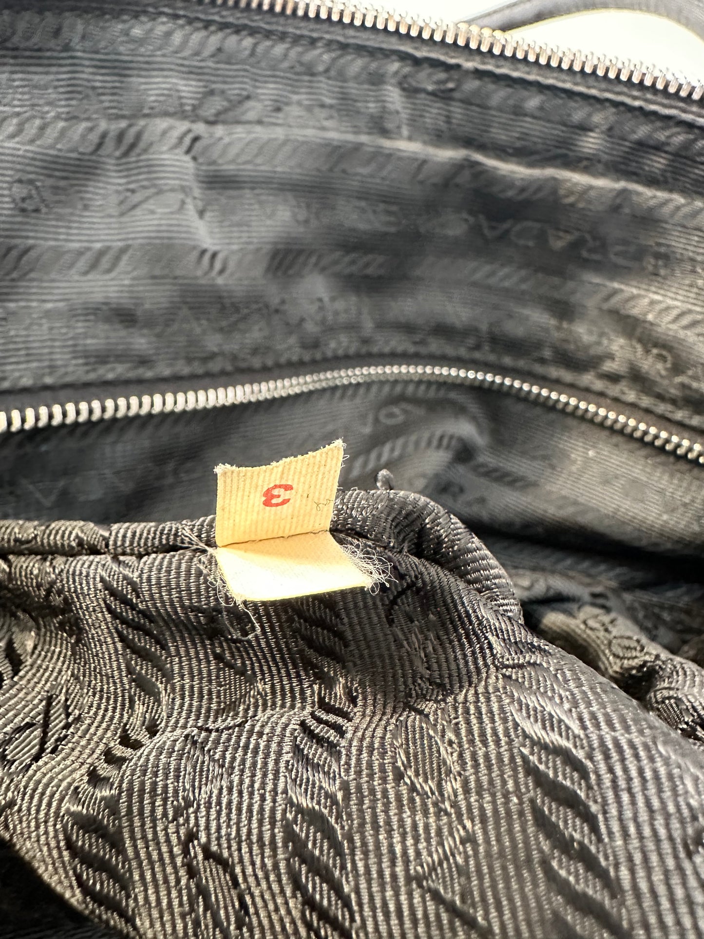 PRADA Tessuto Jacquard Logo Mini Tote
