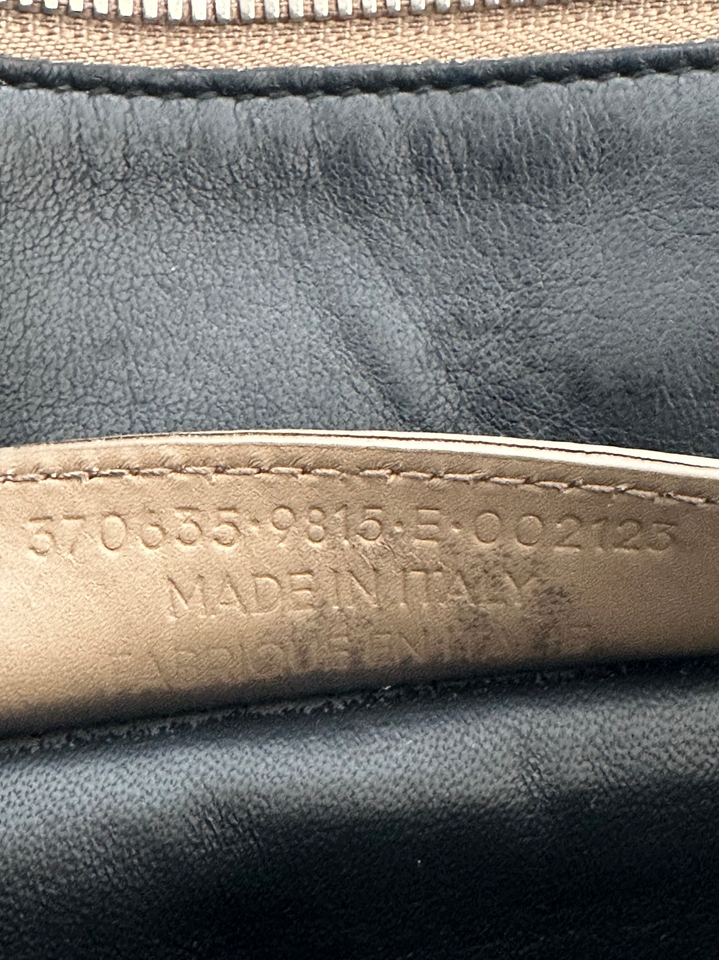 BALENCIAGA Beige Leather Le Dix Shoulder Bag