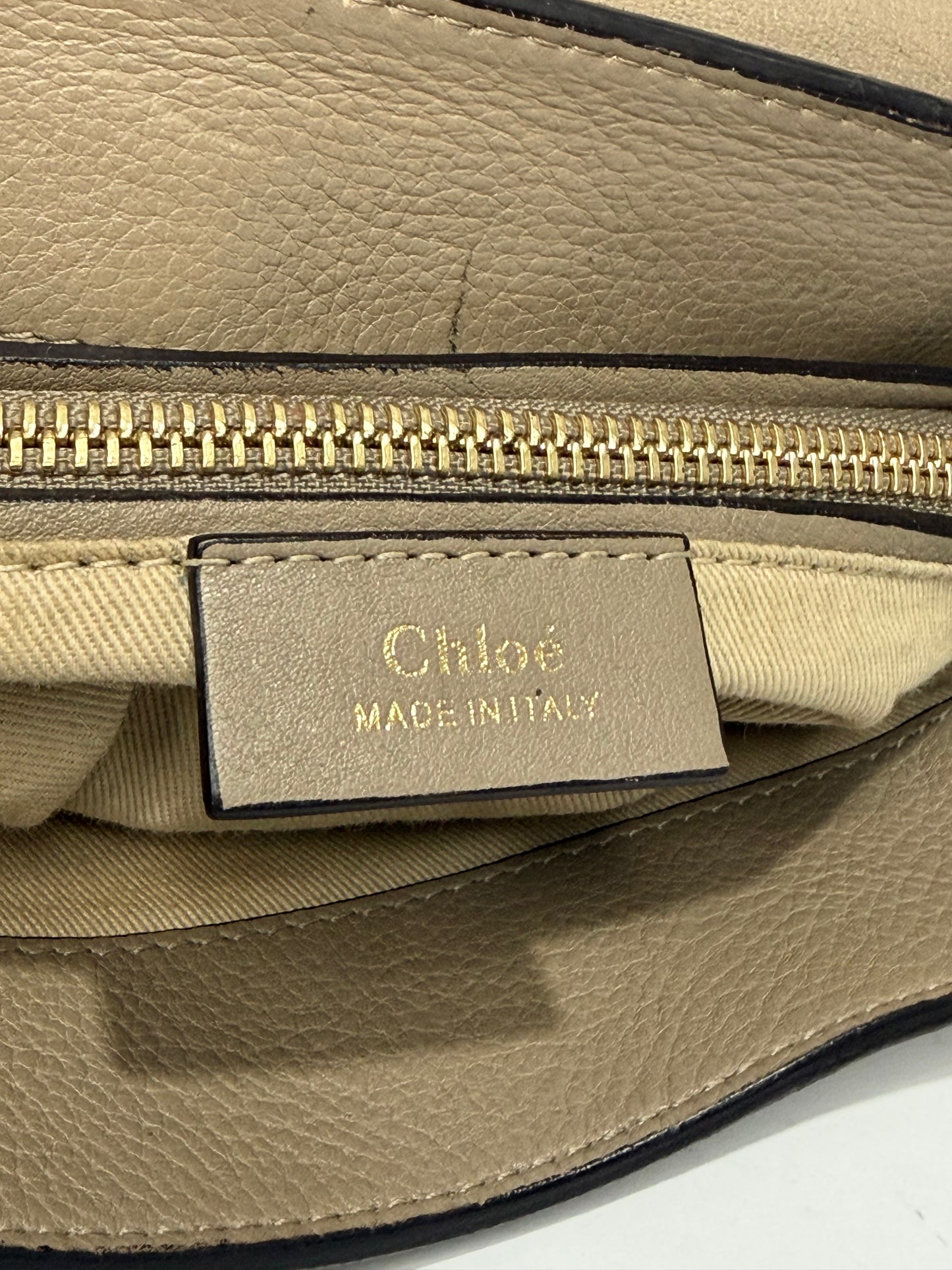 CHLOE Beige Leather/Suede Medium Faye Backpack (Copy)