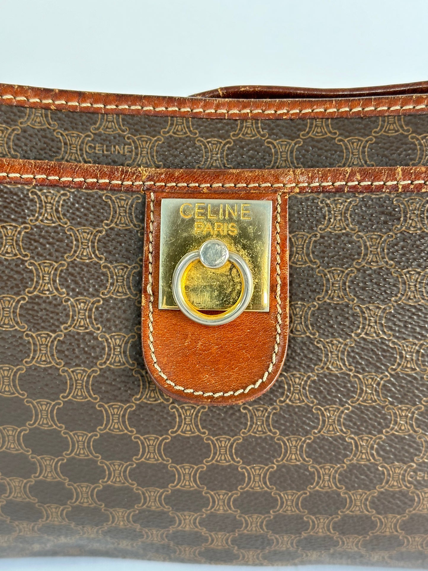 CELINE Macadam Zip Pouch