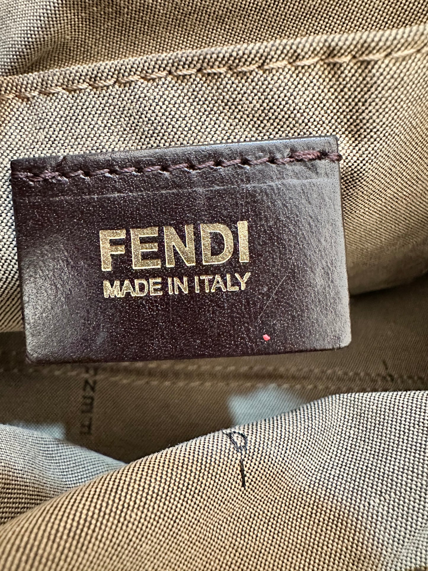 Fendi
Zucchino Handle Boston Bag