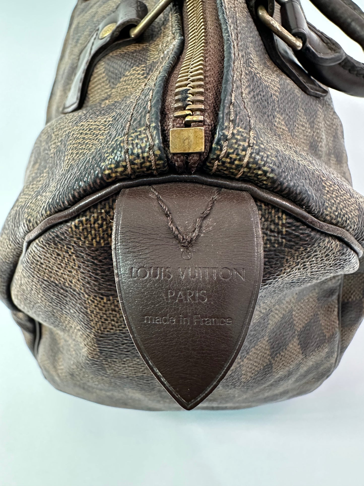 LOUIS VUITTON Damier ebene Speedy 30