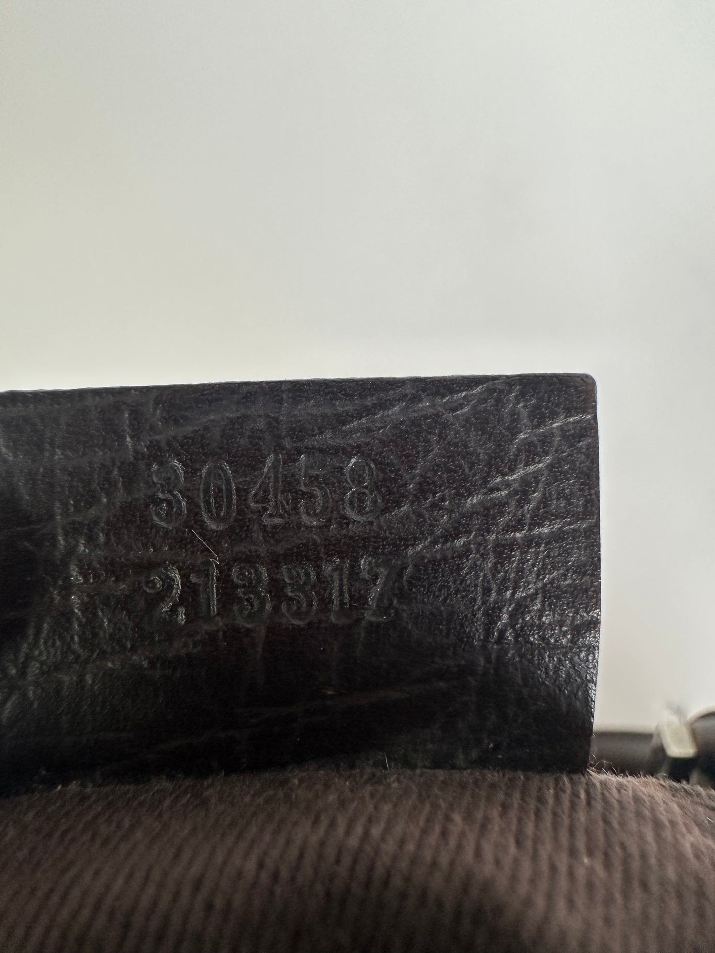 GUCCI
Monogram Vintage Web Mini Boston Dark Brown