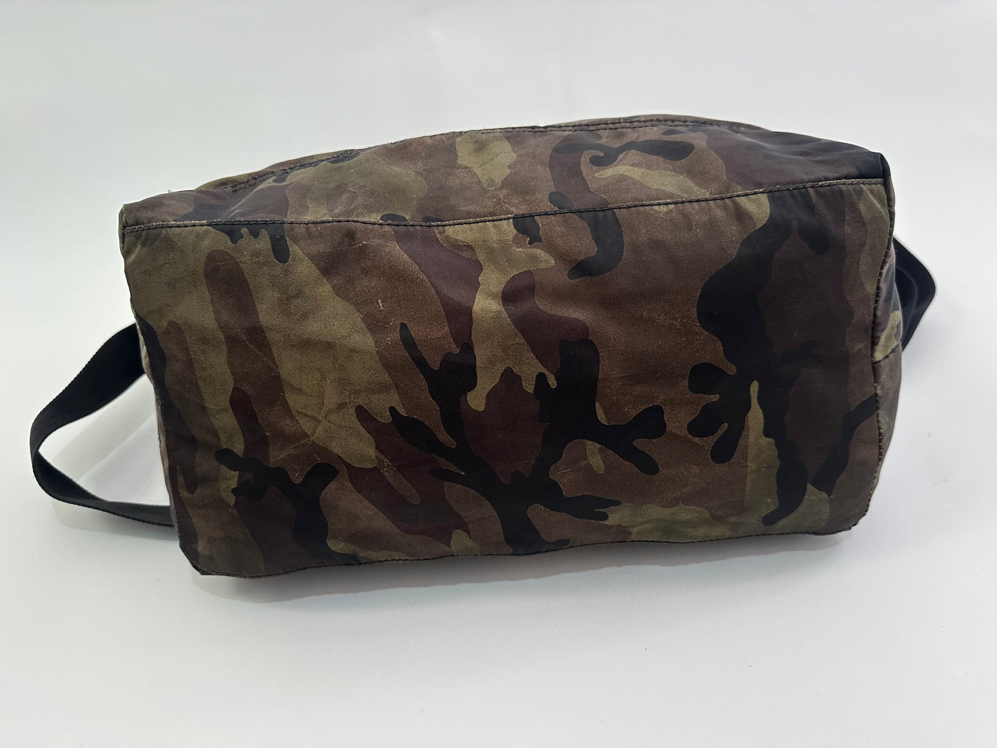PRADA
Camouflage Tessuto Double Buckle Messenger Bag