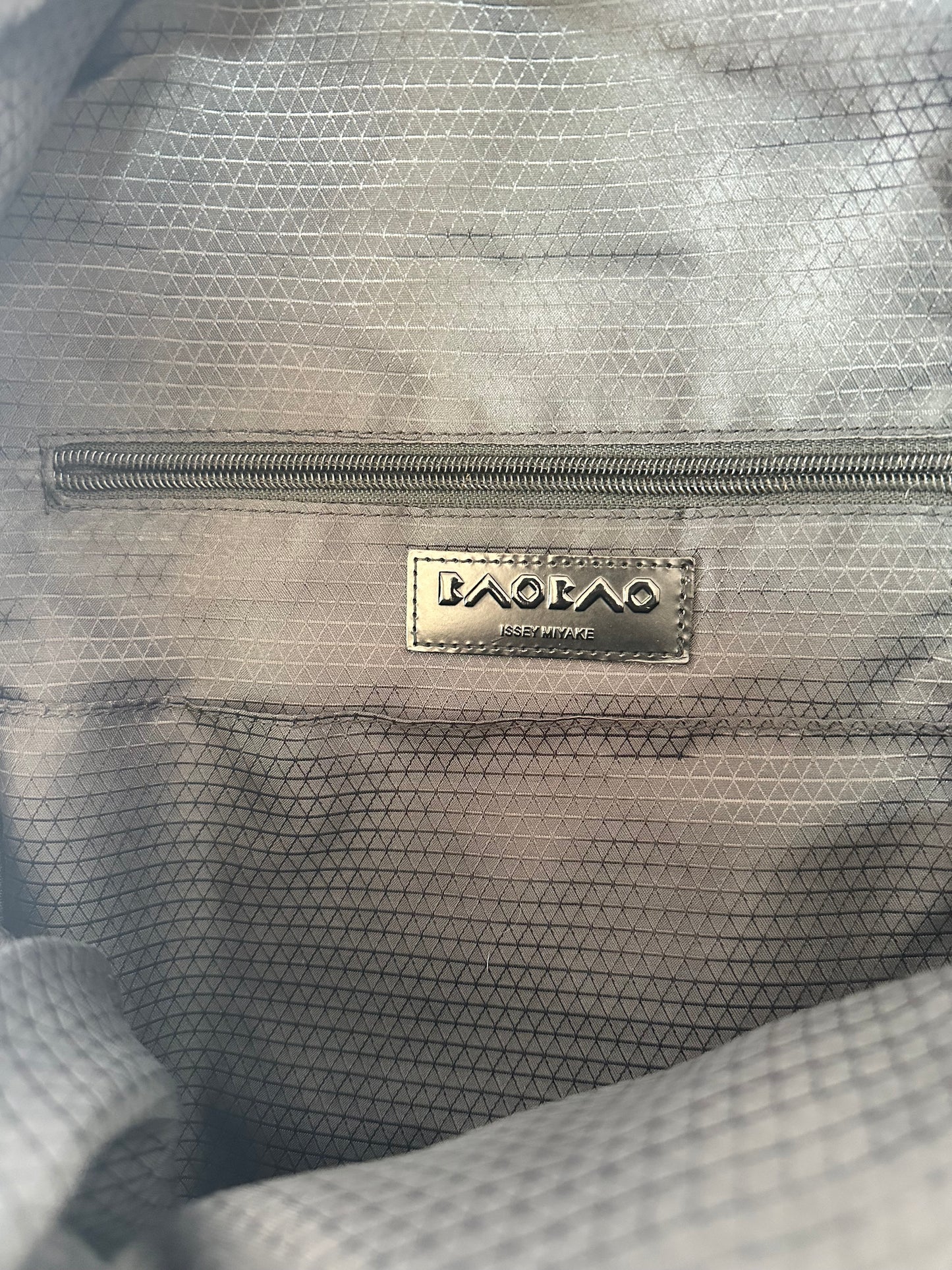 Bao Bao Issey Miyake White Hexagon Backpack
