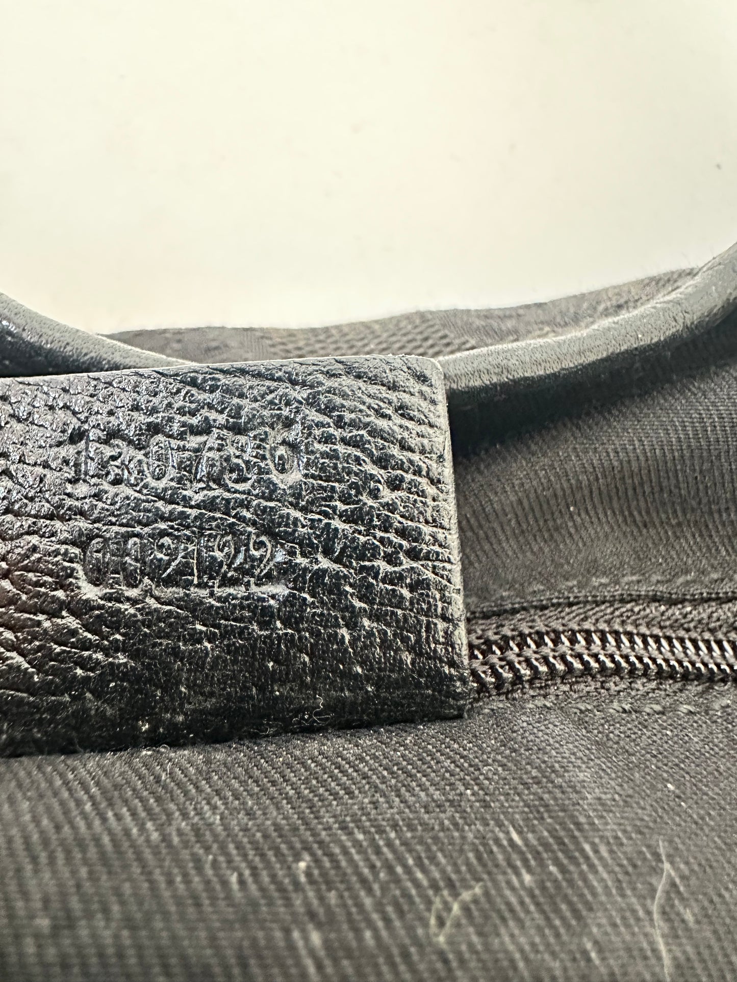 Gucci Black/Navy Blue GG Canvas and Leather Abbey Tote