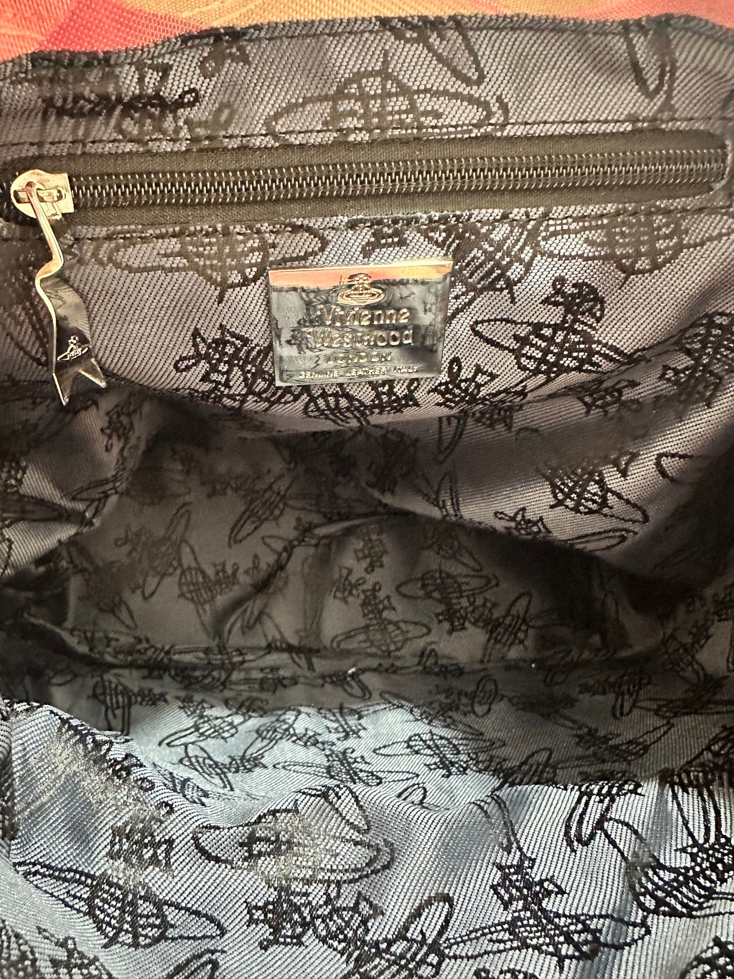 VIVIENNE WESTWOOD DERBY CHECKED BACKPACK