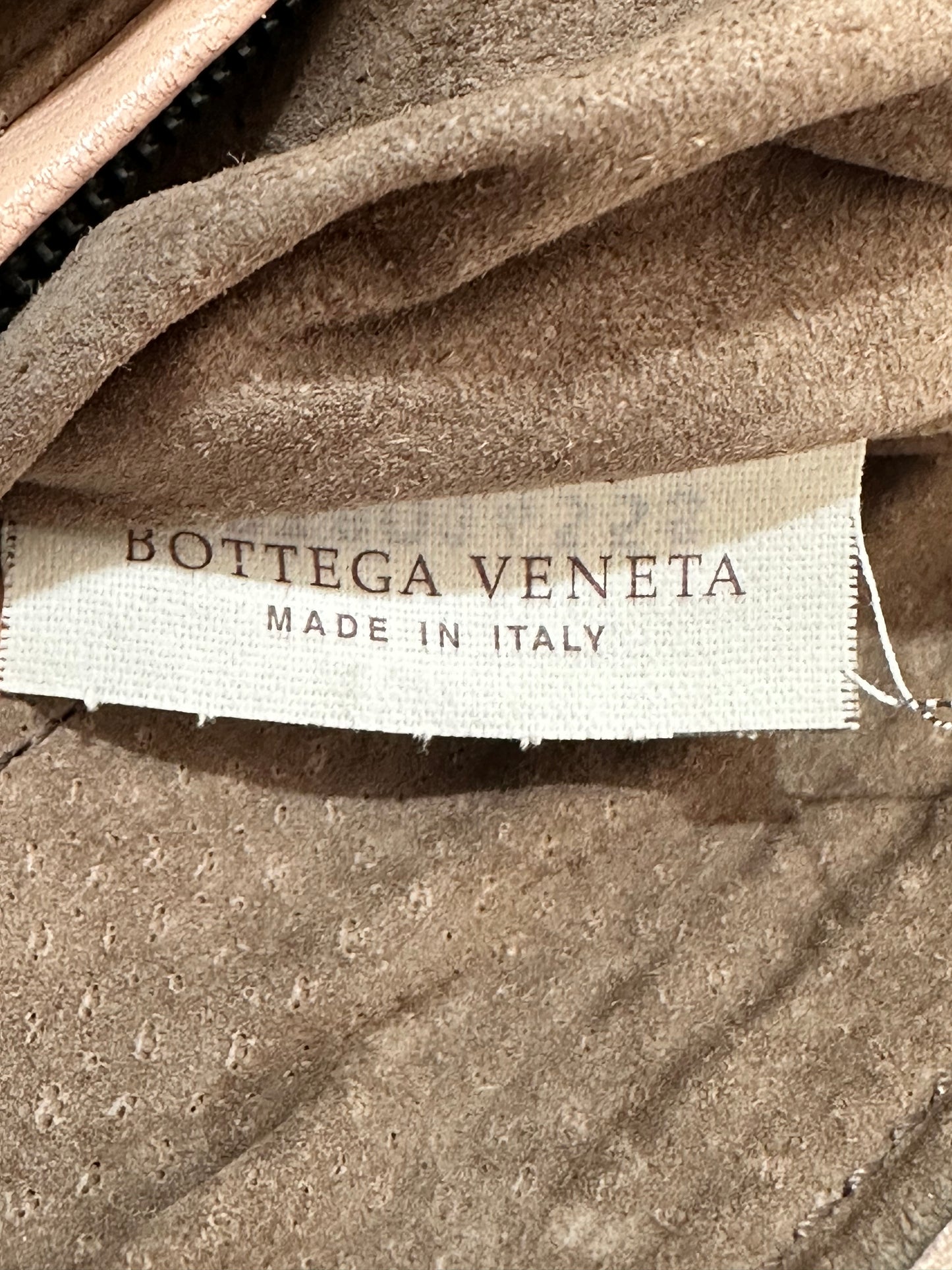 Bottega Veneta Beige Intrecciato Leather Nodini Crossbody Bag