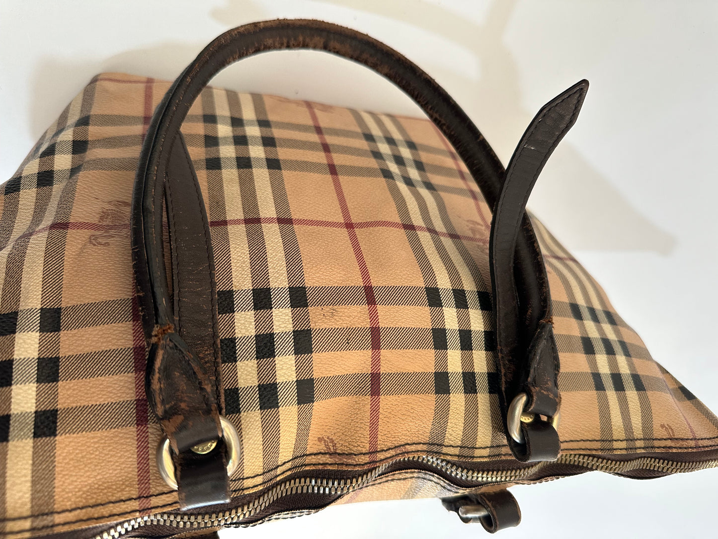 BURBERRY Haymarket Check Salisbury Tote Bag