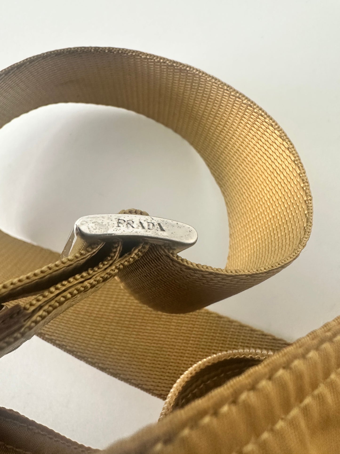 Prada Brown Nylon Messenger Bag