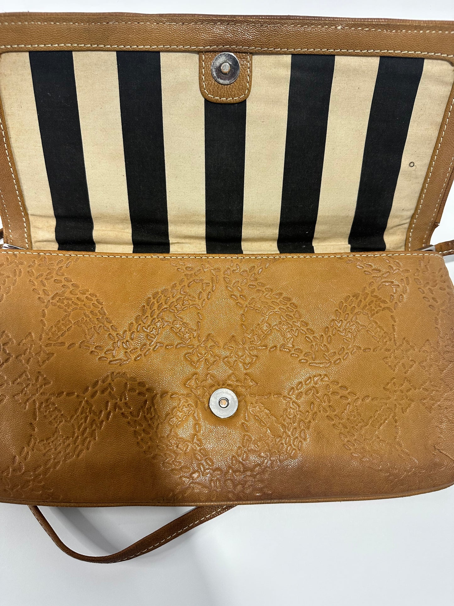 Vivienne Westwood Brown Leather Crossbody Bag
