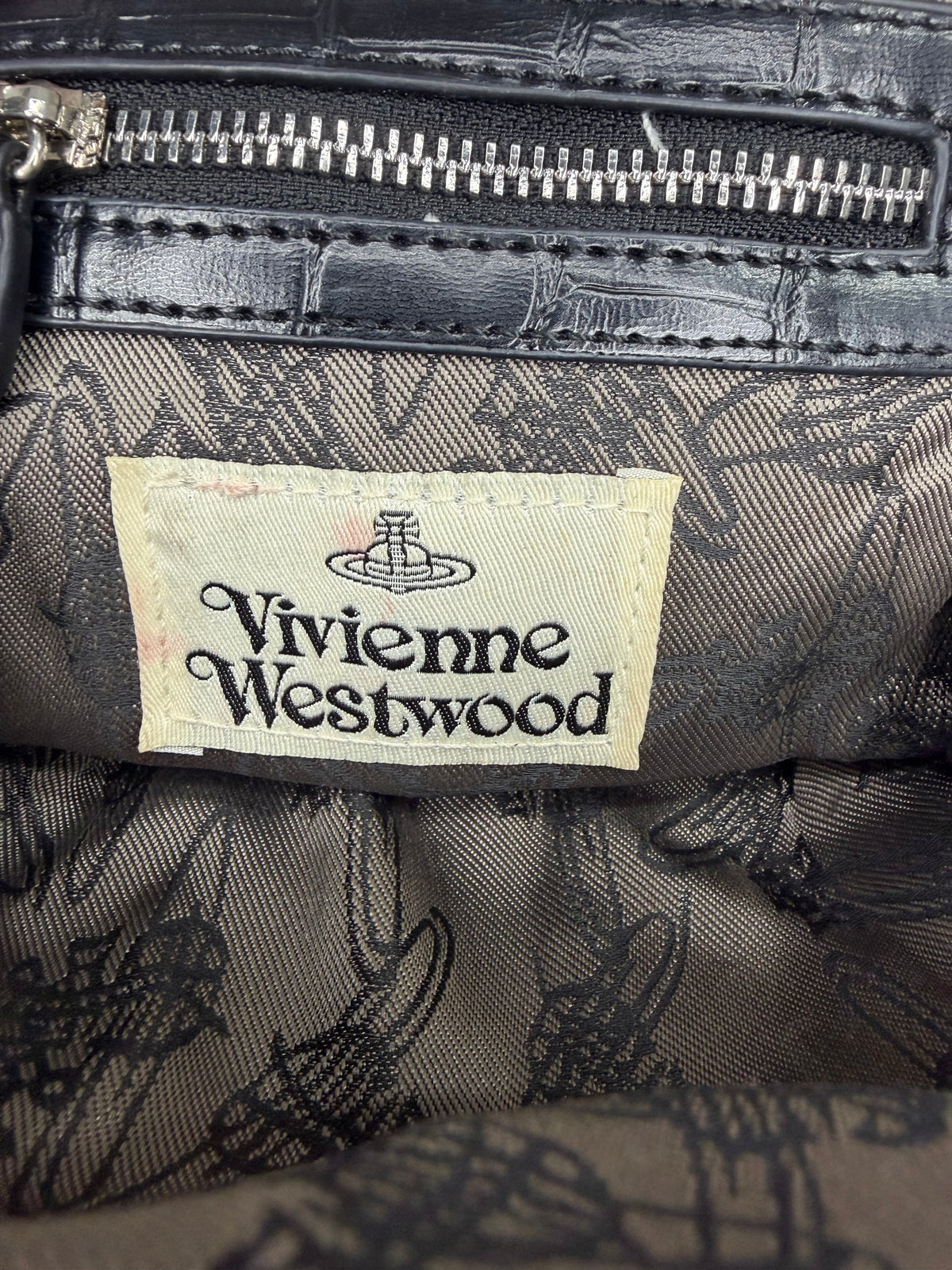 Vivienne Westwood Granny Frame leather tote bag