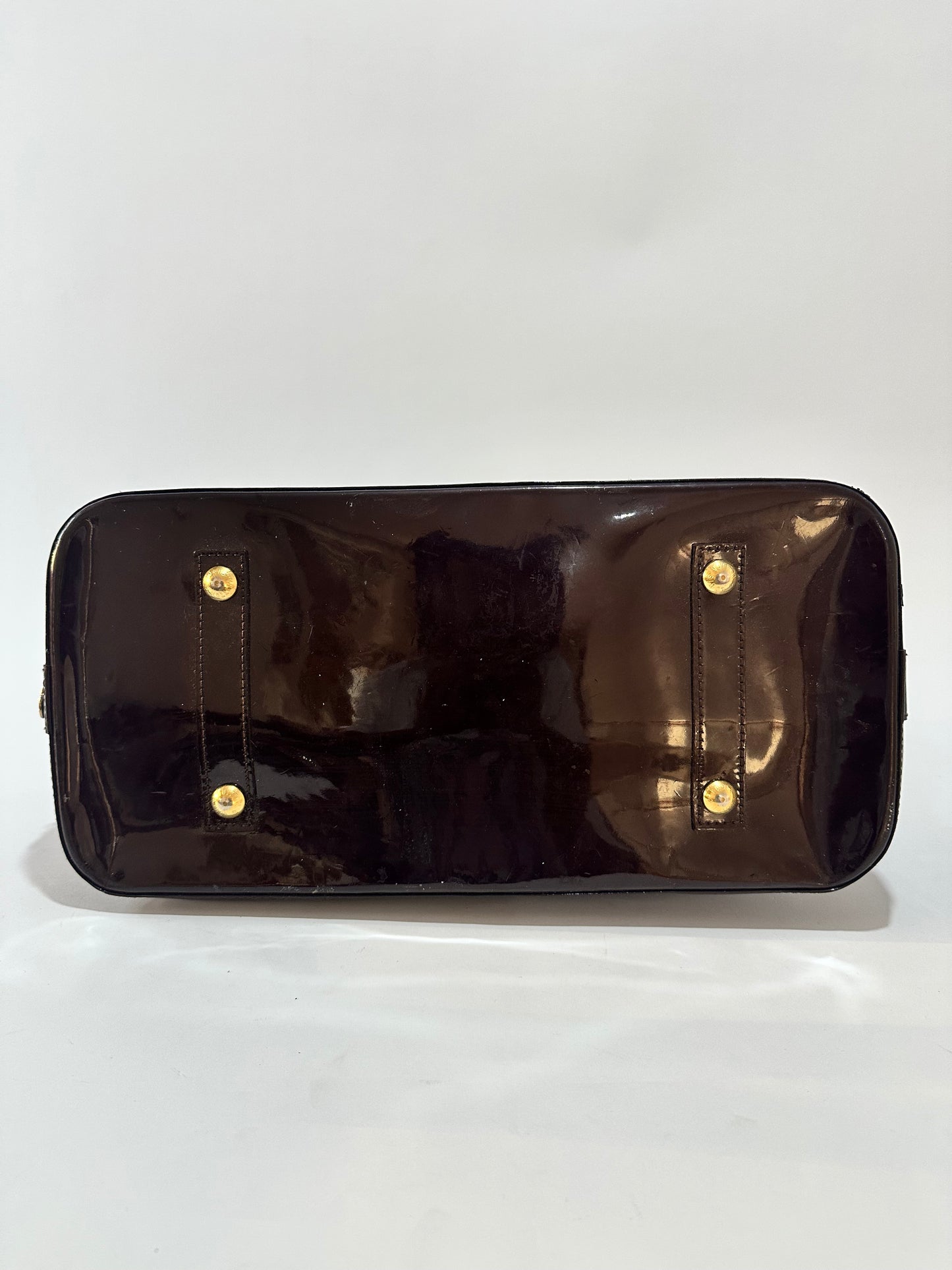 Louis Vuitton Amarante Monogram Vernis Alma GM Bag