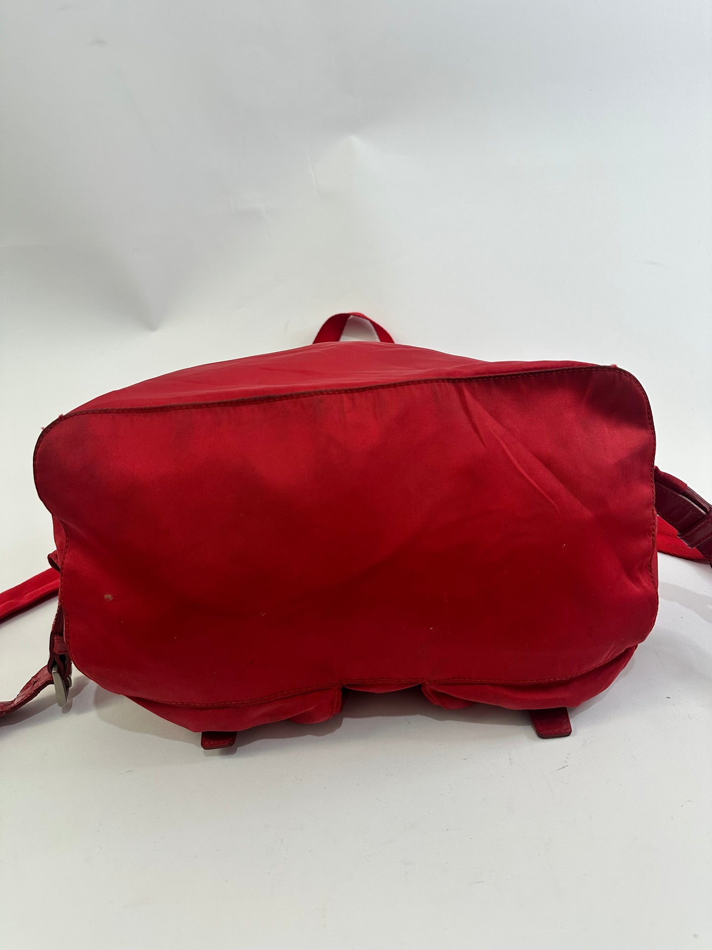 PRADA Nylon Vela Backpack Red