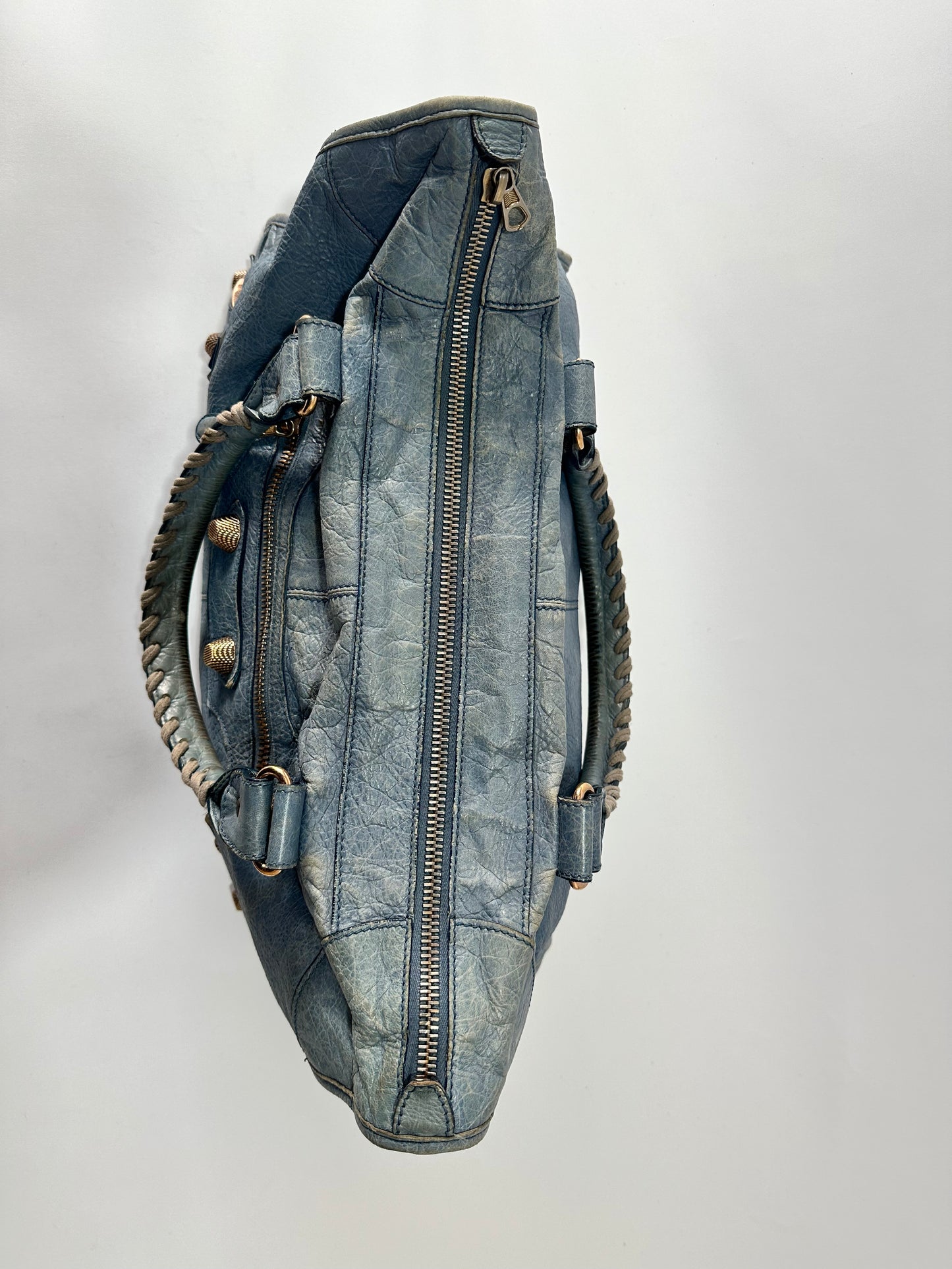 BALENCIAGA
Anthracite Lambskin Leather Giant 21 Rose Gold Work Bag