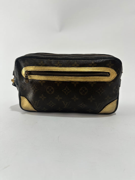 Louis Vuitton Monogram Marly Dragonne Clutch Bag