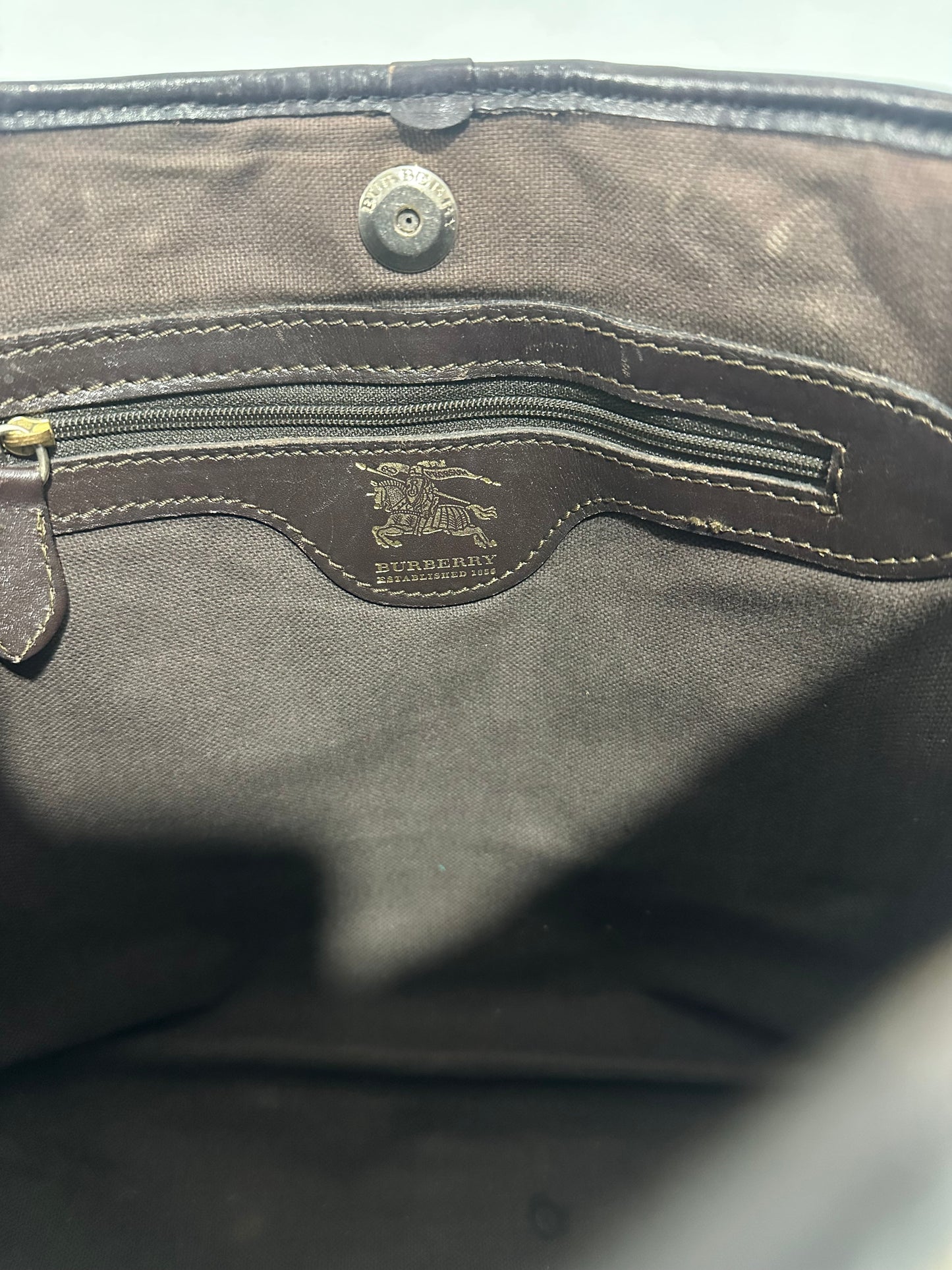 Burberry Medium Haymarket Check Tote