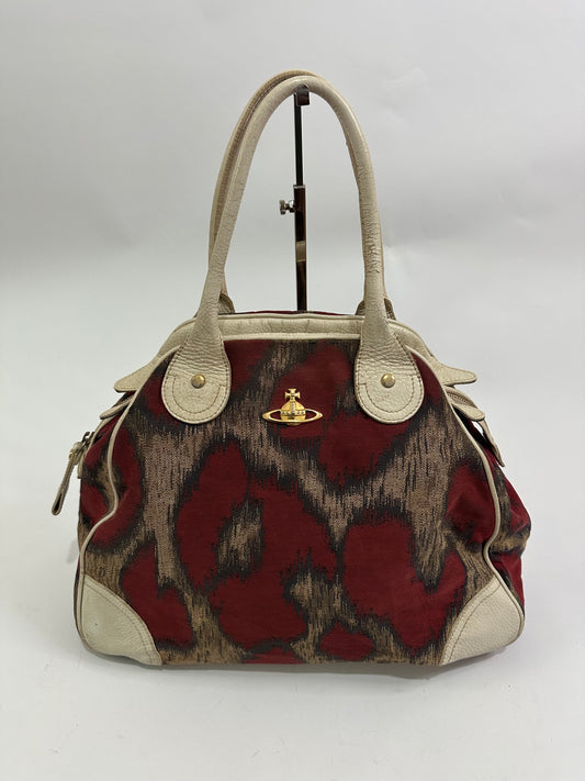Vivienne Westwood Multicolor Coated Canvas Derby Satchel
