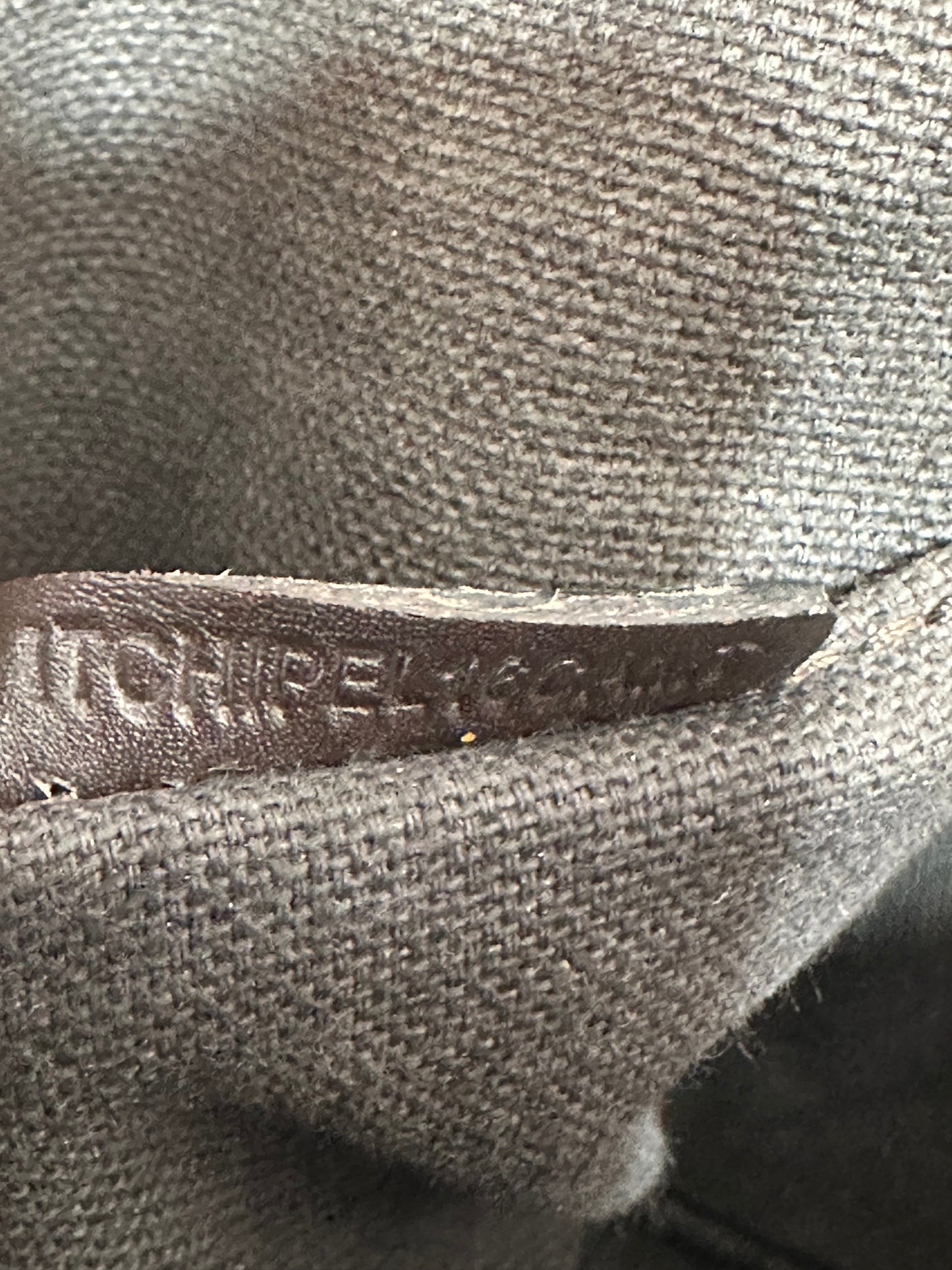 BURBERRY
Chocolate Leather Haymarket Check Coated Canvas Gladstone Bag